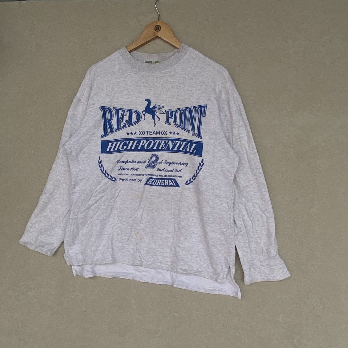 Other Vintage Hachijyu Bunno Ichi Printed Sweatshirt Light Gray Size US M / EU 48-50 / 2 - 2 Thumbnail