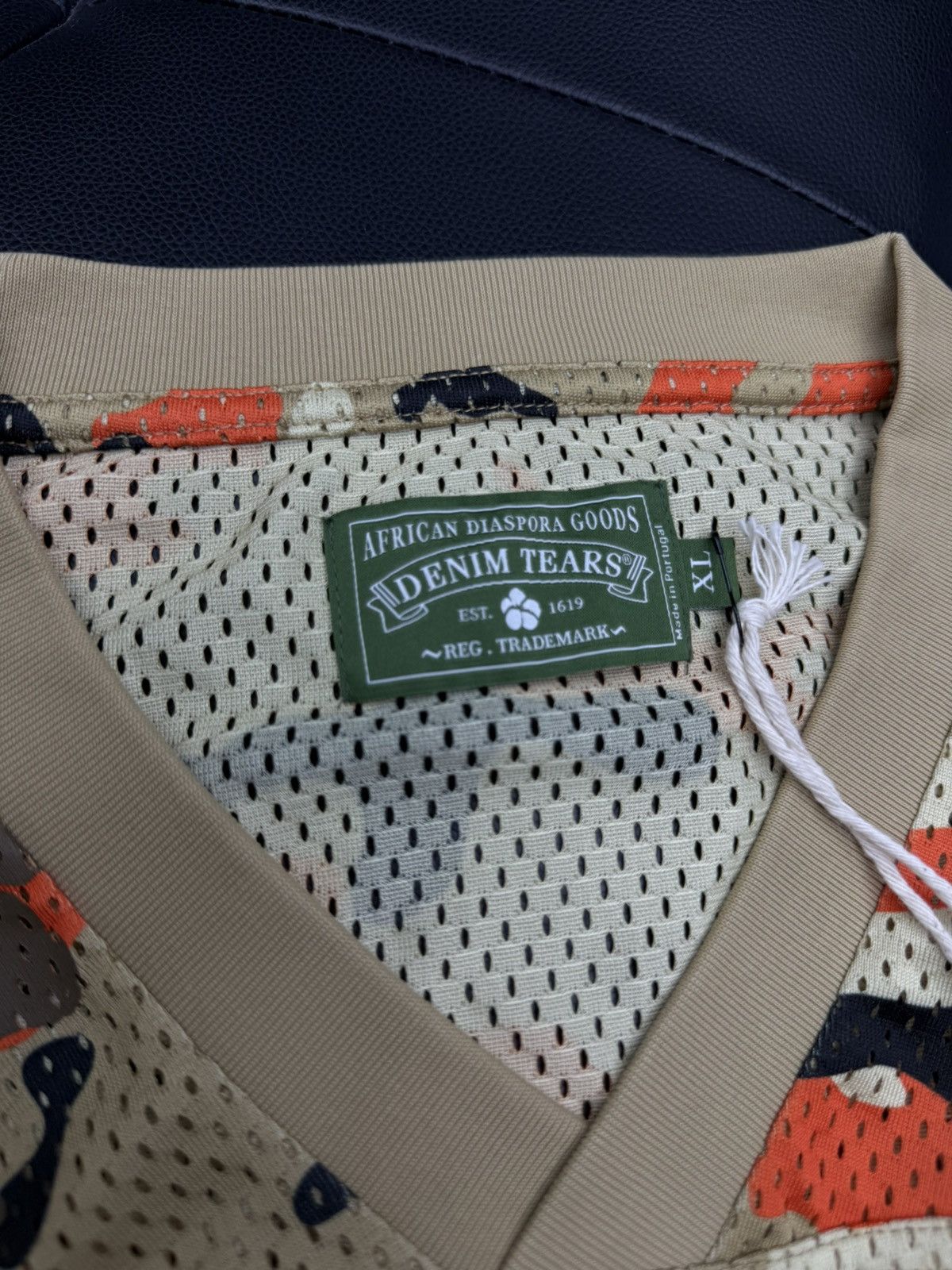 DENIM TEARS Denim Tears Tan Orange Camo Cotton Wreath Jersey (XL) (NEW) Size US XL / EU 56 / 4 - 6 Thumbnail