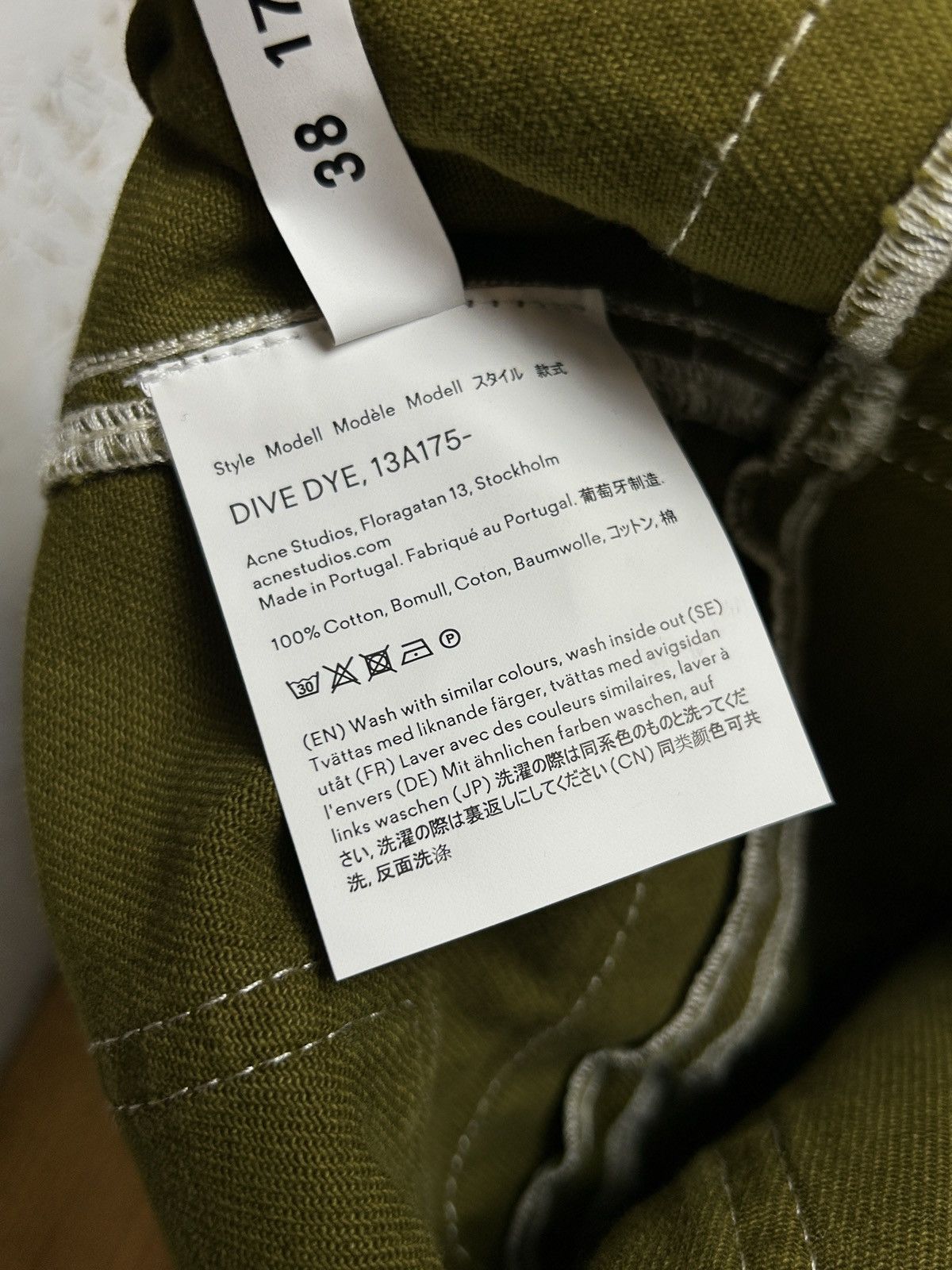 Acne Studios BNWT Acne Studios Bla Konst Dive Dye Belted Denim Skirt 38 Size 26" / US 2 / IT 38 - 9 Thumbnail