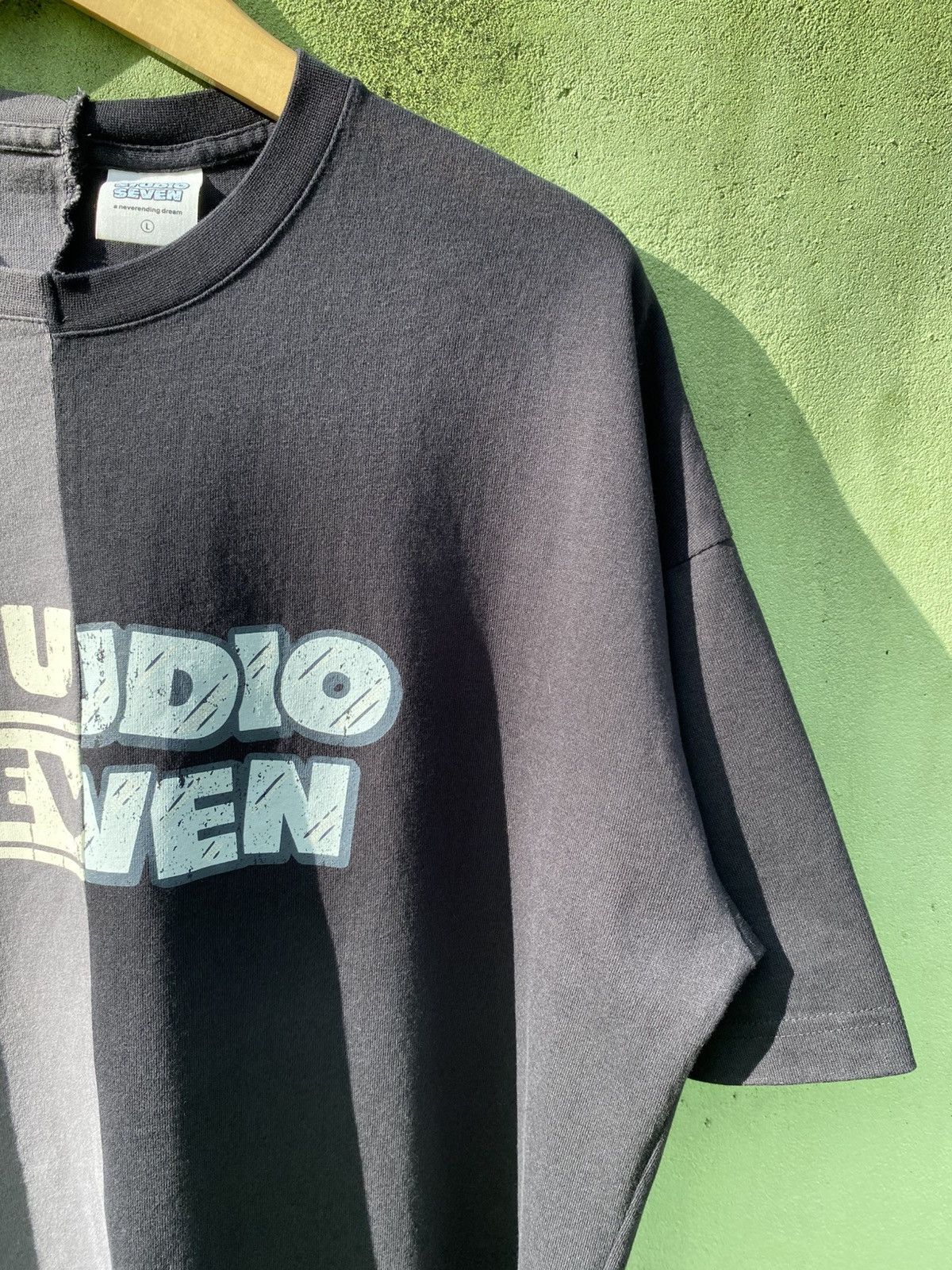 Studio Seven Studio Seven Split Tee Two-Tone Streetwear Essential Japan Size US L / EU 52-54 / 3 - 4 Thumbnail