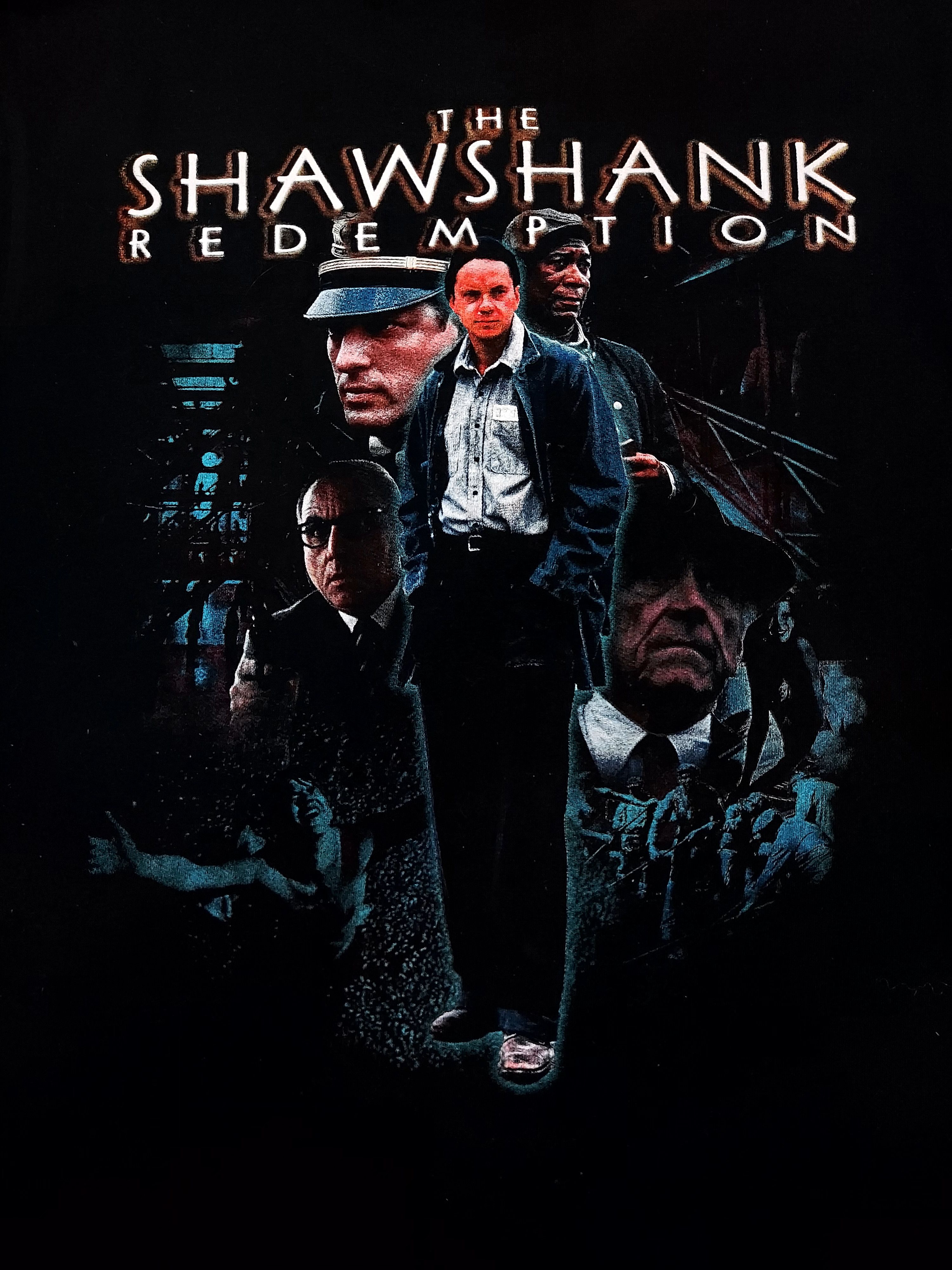 Vintage 💥The Shawsank Redemption Movie T Shirt Size US XL / EU 56 / 4 - 2 Thumbnail