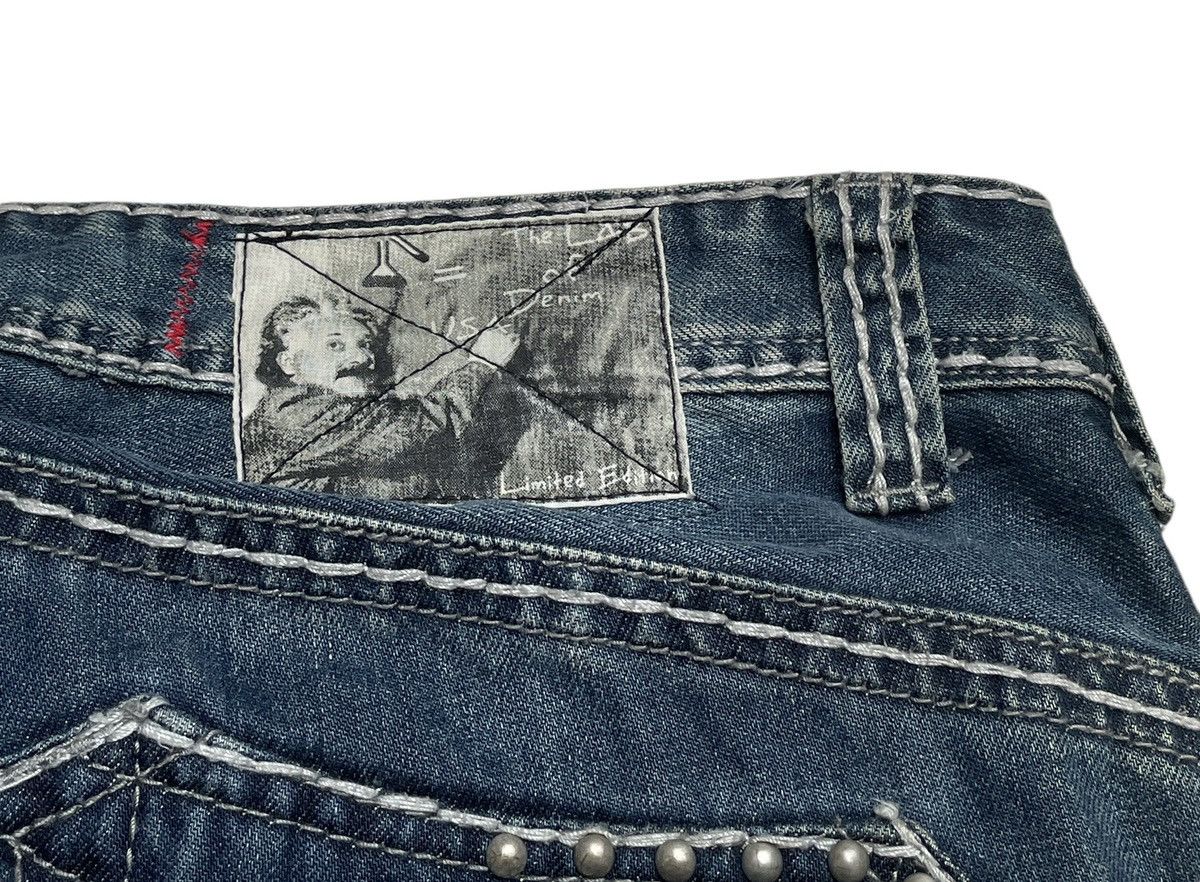 Le Grande Bleu (L.G.B.) Rare Design Vintage The Lab Of Denim Usa Jeans 2000s Size US 38 / EU 54 - 9 Thumbnail