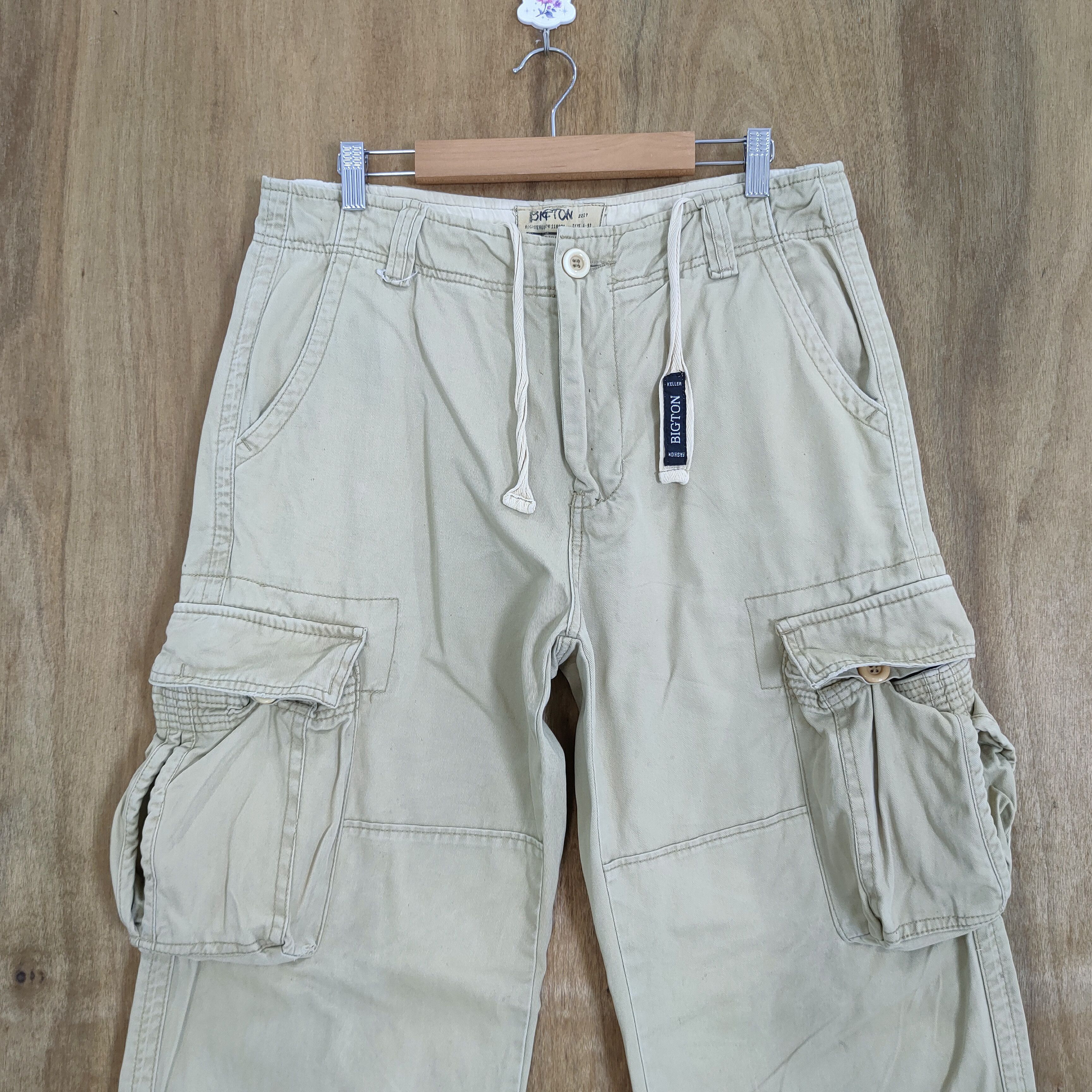 Japanese Brand VINTAGE BIGTON BONDAGE CARGO PANTS Size US 32 / EU 48 - 2 Thumbnail