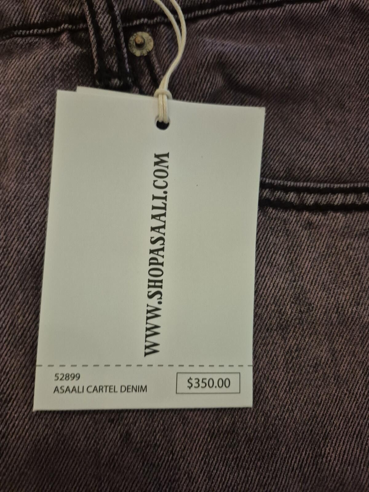 Asaali Asaali Pink Cartel Denim Jeans Size 34 MSRP $350 Size US 34 / EU 50 - 5 Thumbnail