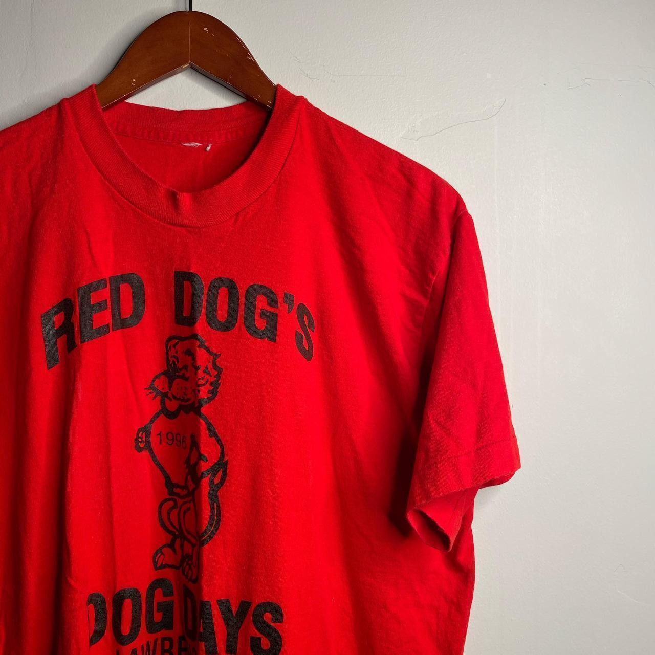 Vintage 1996 vintage red single stitch tee Lawrence, KS Size US XL / EU 56 / 4 - 2 Thumbnail
