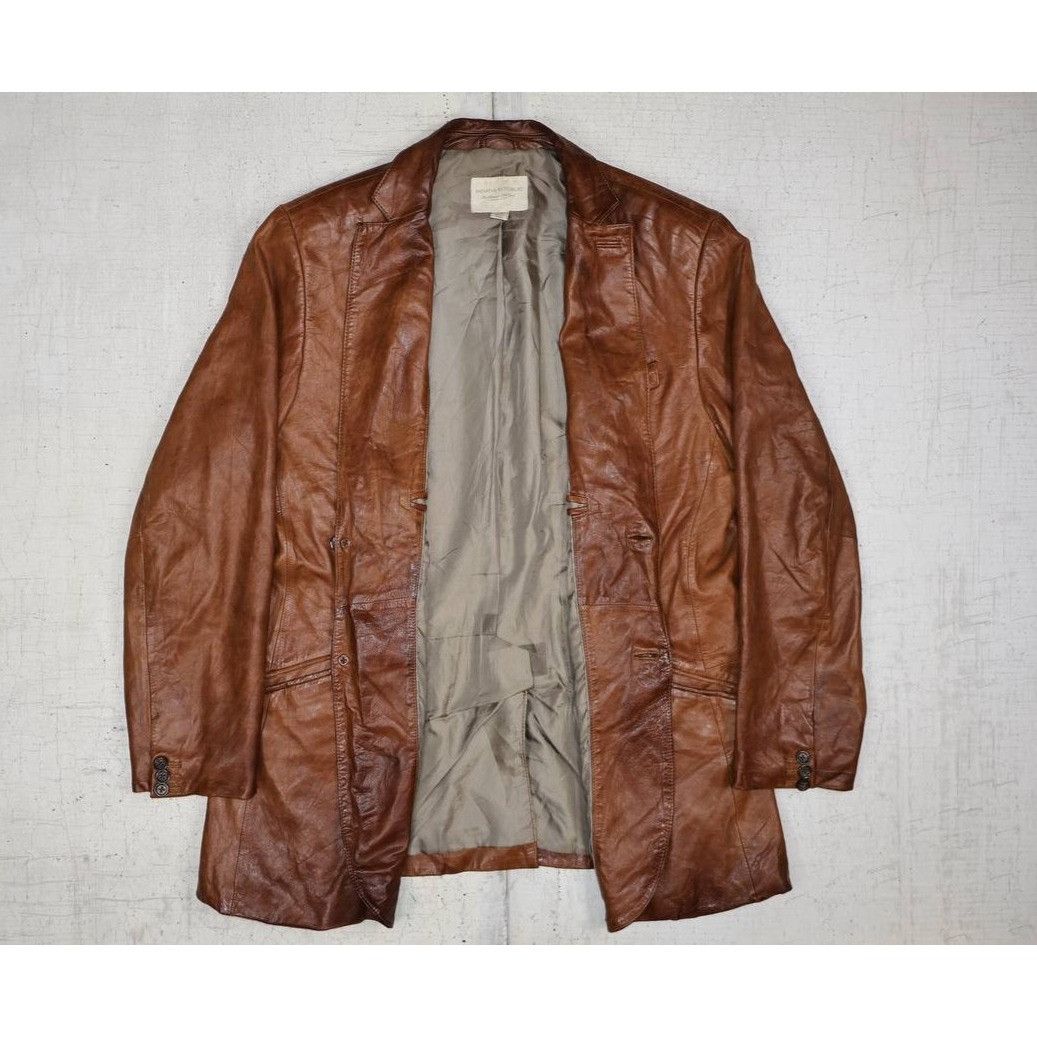 Banana Republic Vintage Y2K Classic Banana Republic Blazer Mens 44R Brown Size 44R - 4 Thumbnail
