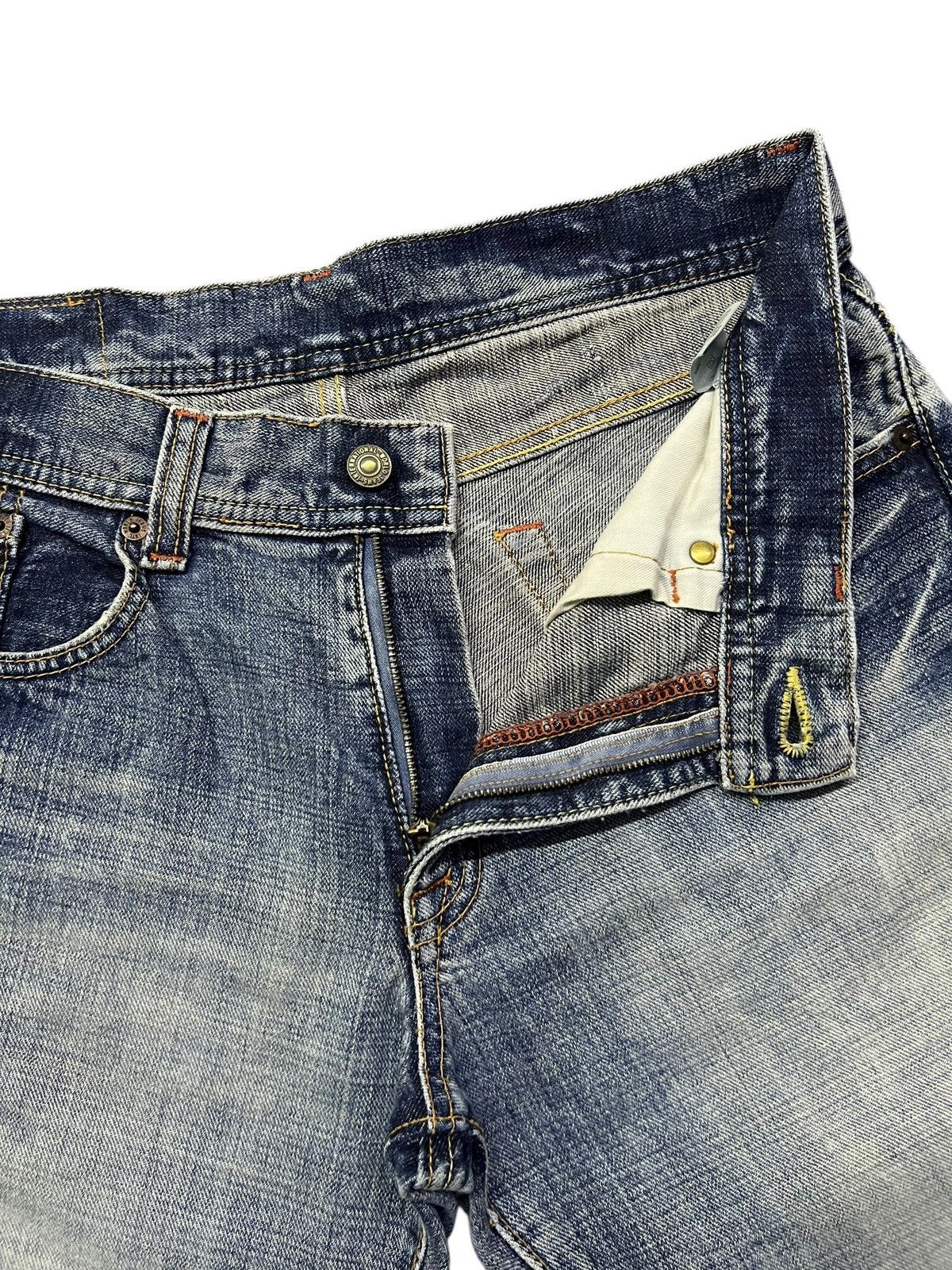 Japanese Brand Bootcut Vintage GL Heart Japan - Faded Wash,Distressed Denim Size US 34 / EU 50 - 9 Thumbnail