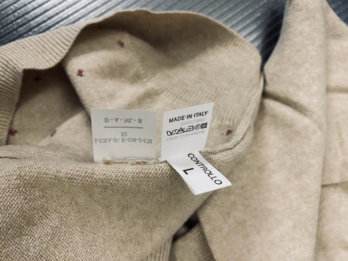 Brunello Cucinelli Brunello Cucinelli 🇮🇹 malt hand knit + cashmere crew 52 NWT Size US L / EU 52-54 / 3 - 8 Thumbnail