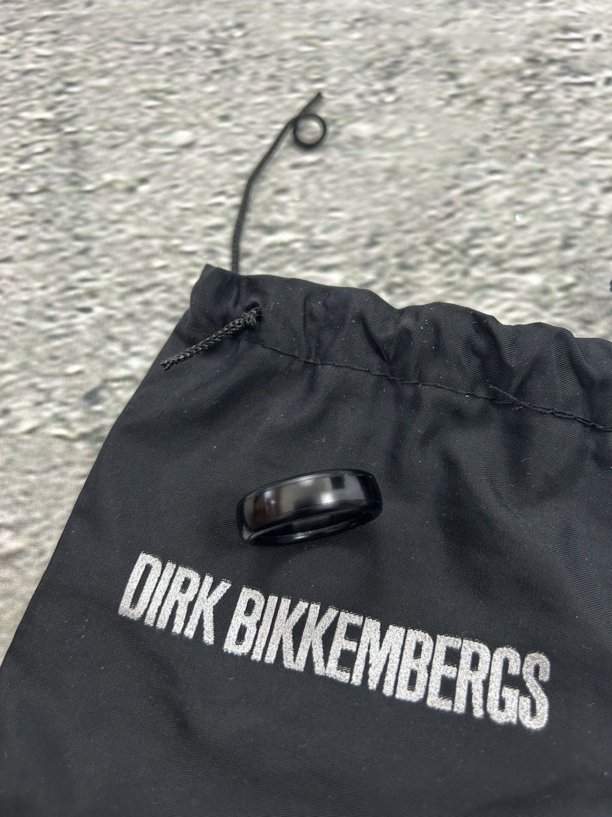 Dirk Bikkembergs Dirk Bikkembergs black ring Size ONE SIZE - 2 Thumbnail