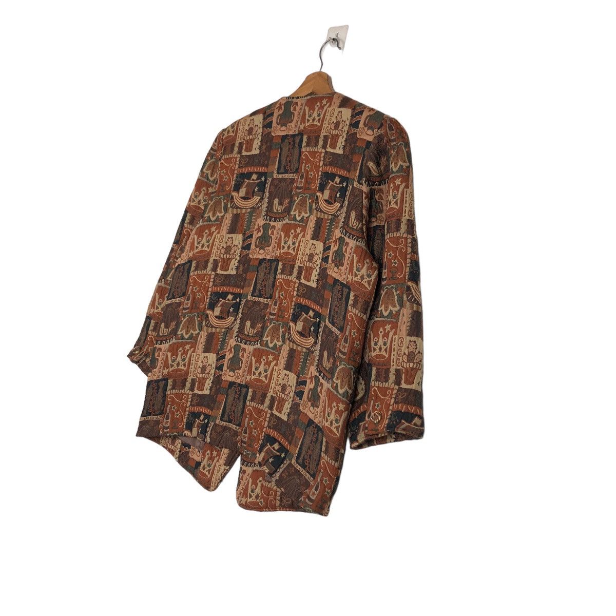 Japanese Brand 📌VINTAGE BIKER JACKET BUTTON PATCHWORK IPANEMA ISSEY MIYAKE Size M / US 6-8 / IT 42-44 - 4 Thumbnail