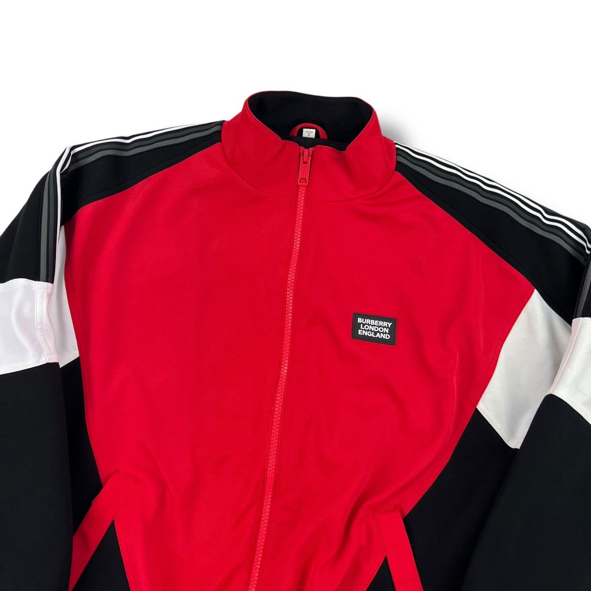 Burberry Burberry Astala Red Track Jacket Size US XL / EU 56 / 4 - 1 Thumbnail