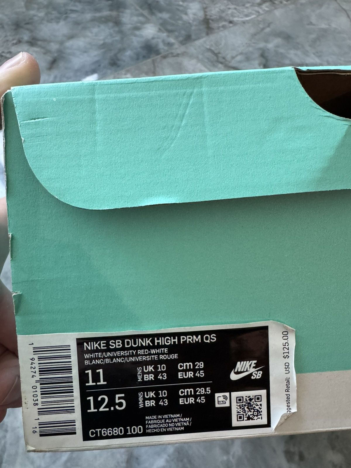 Nike 2020 Paul Rodriguez x Dunk High Premium SB ‘Boxing’ Size US 11 / EU 44 - 7 Thumbnail