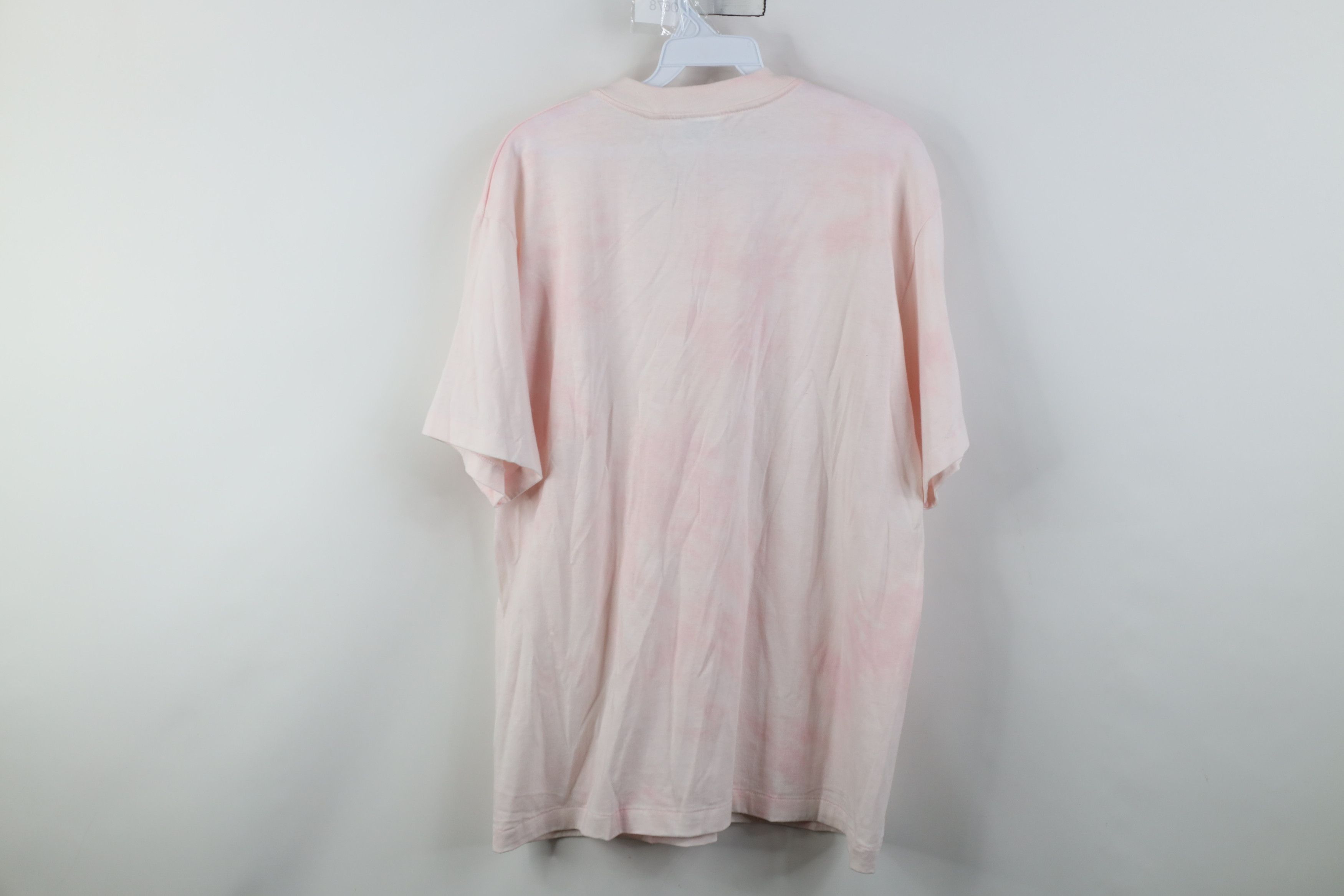 Vintage Vintage 90s Streetwear Wash Short Sleeve T-Shirt Pink USA Size L / US 10 / IT 46 - 7 Thumbnail