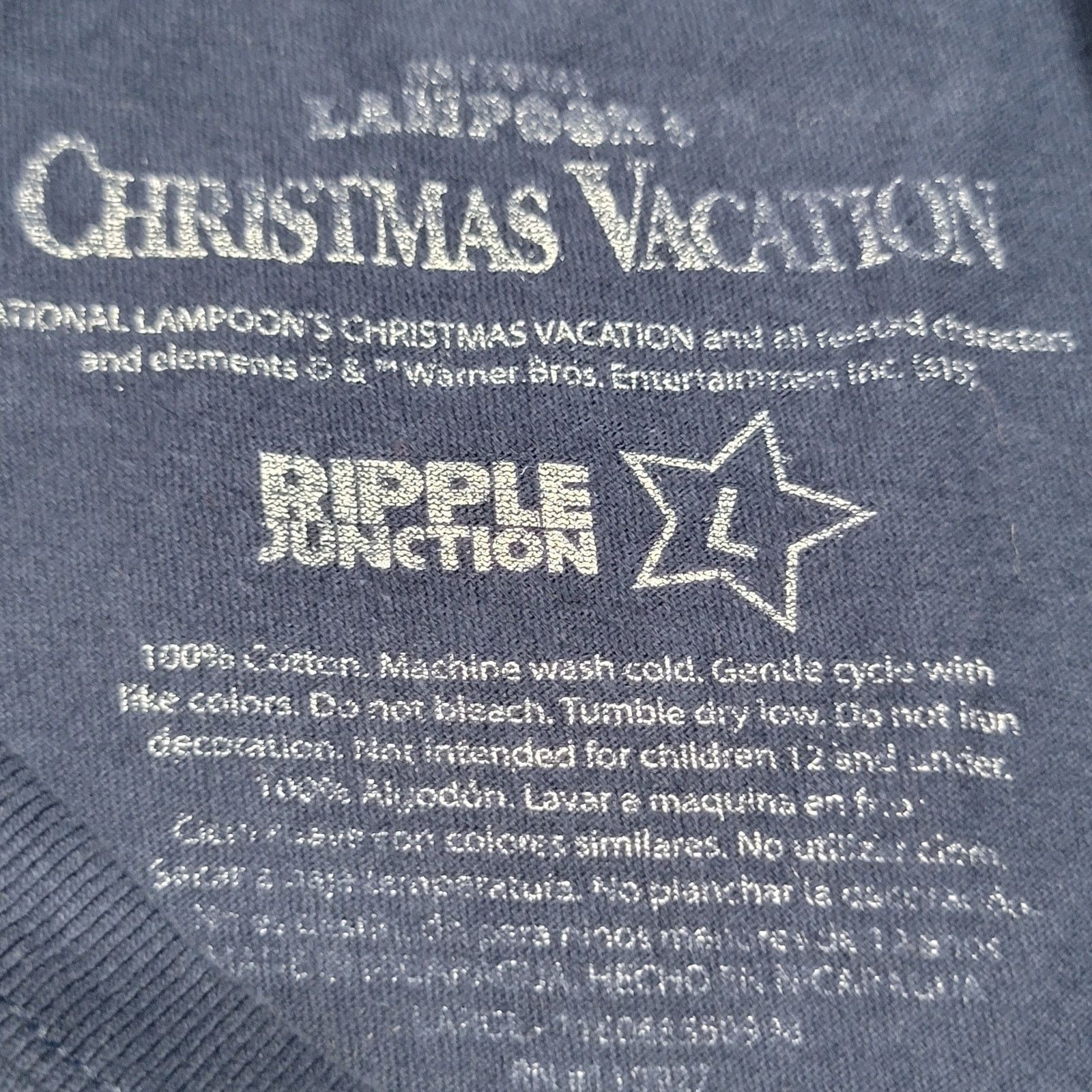 Ripple Junction Christmas Vacation Unisex Tee (Ripple Junction) - Size Large Size US L / EU 52-54 / 3 - 4 Thumbnail