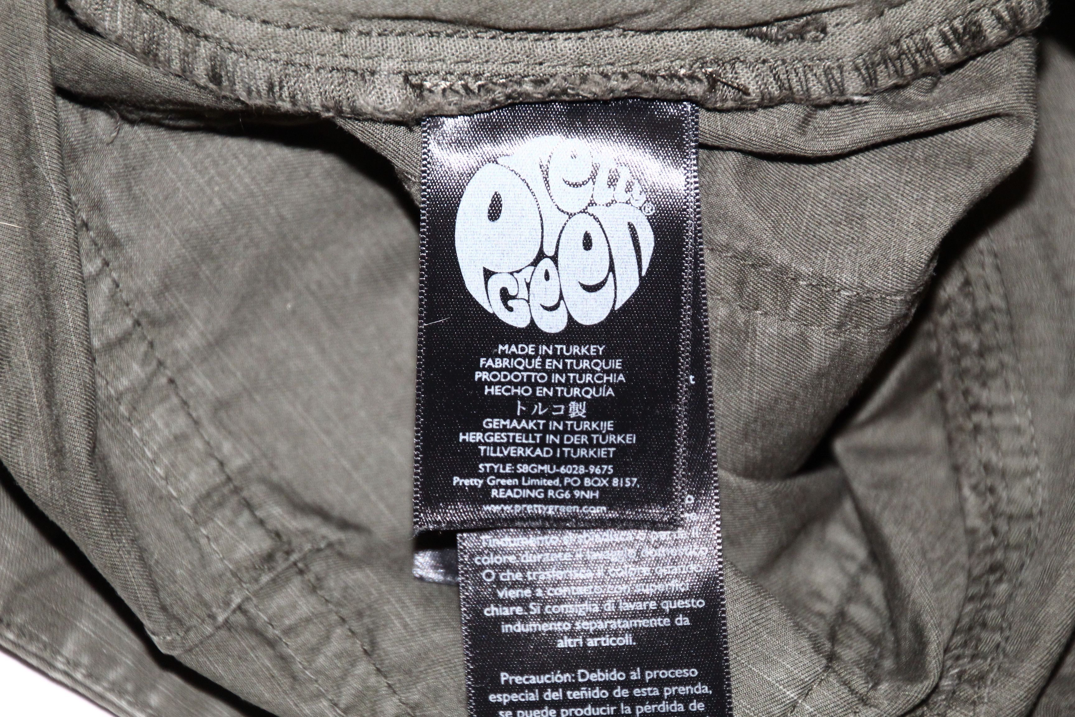 Pretty Green Pretty Green Utility Military Canvas Cargo Work Shorts Size US 29 - 10 Thumbnail