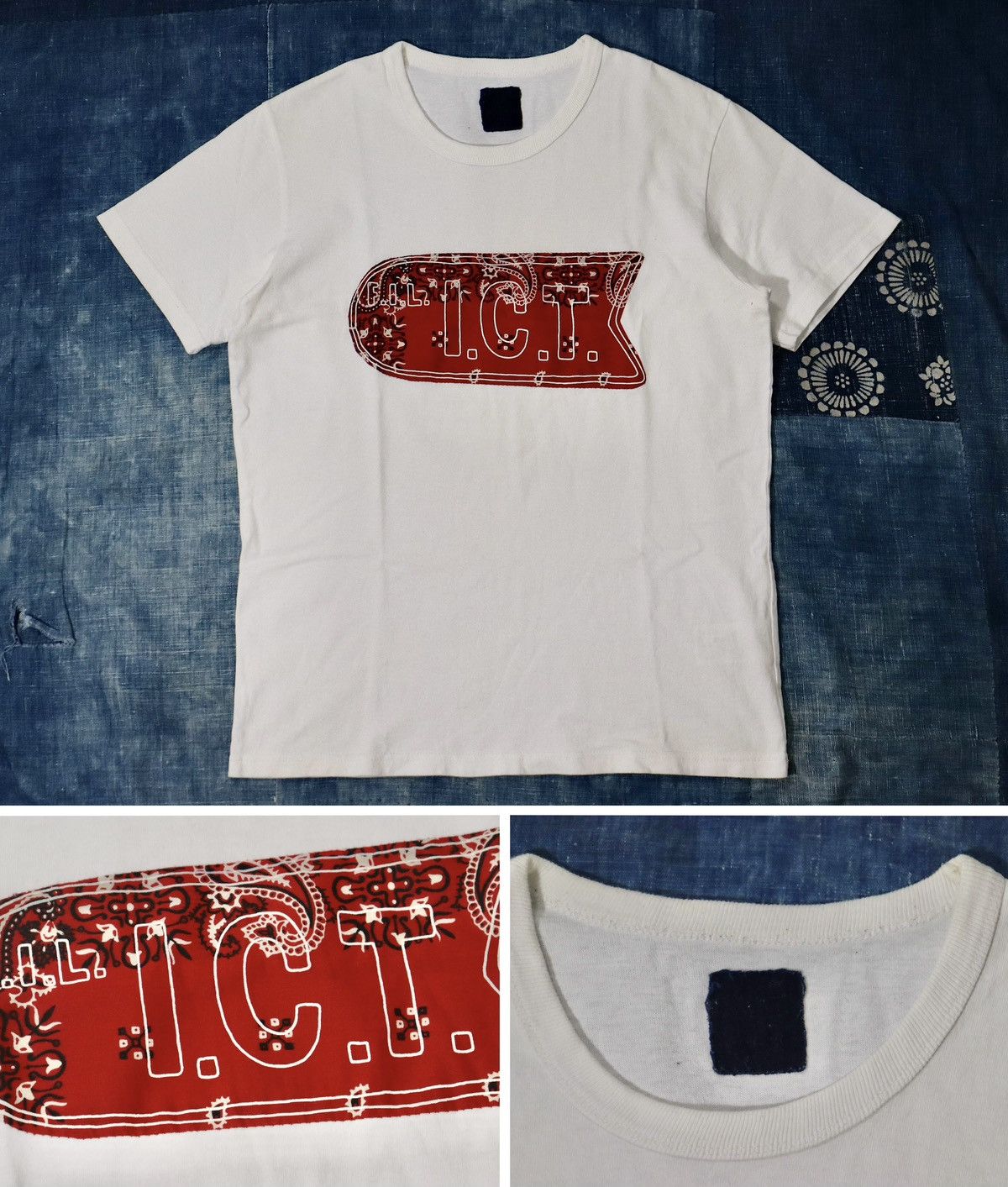 Visvim Visvim ICT 17ss Flag Bandana Tee Size US M / EU 48-50 / 2 - 1 Thumbnail