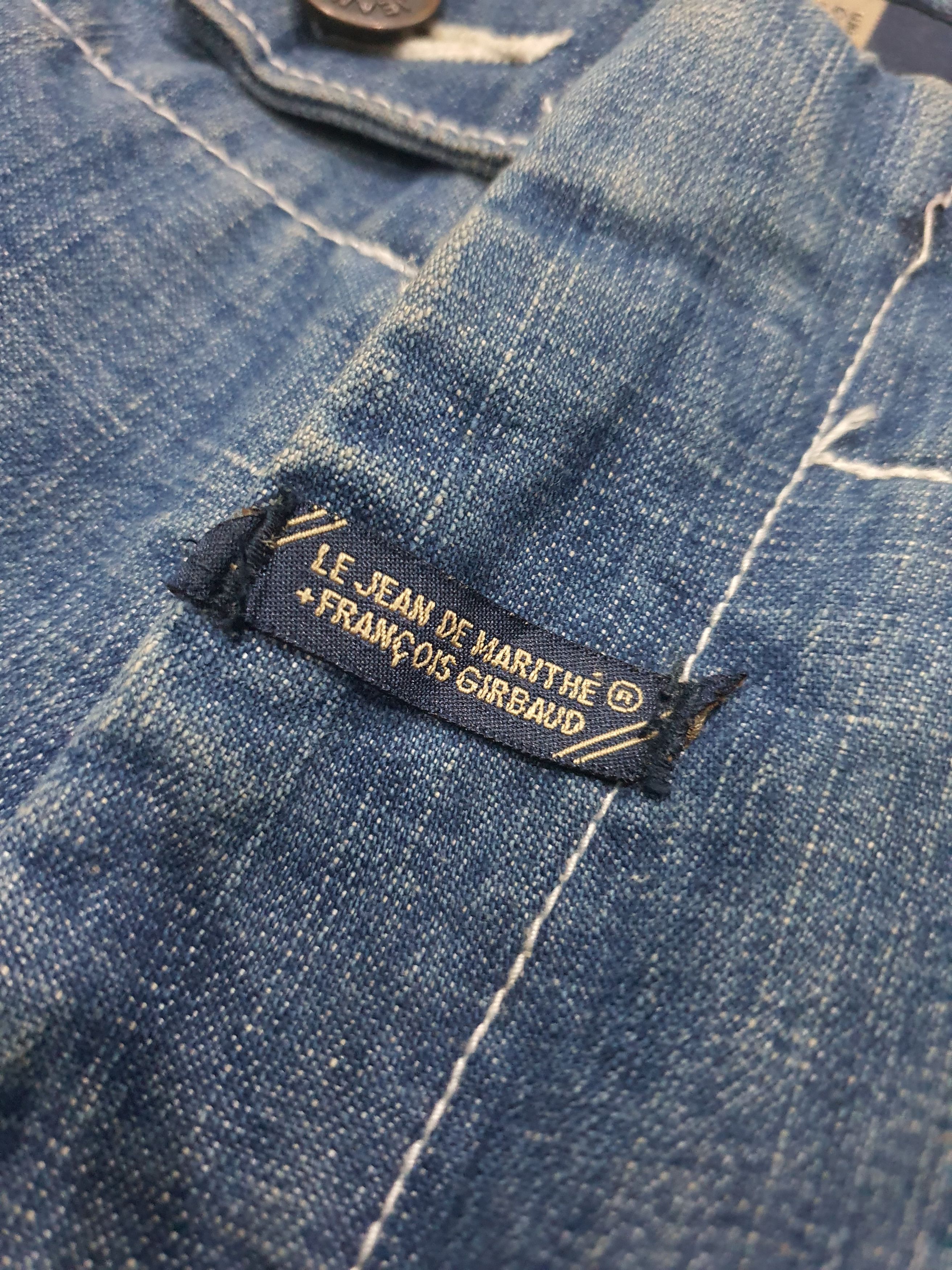 Marithe + Francois Girbaud × Vintage 90s MARITHE FRANCOIS GIRBAUD Wide Leg Baggy Blue Denim Jeans Size US 36 / EU 52 - 11 Thumbnail