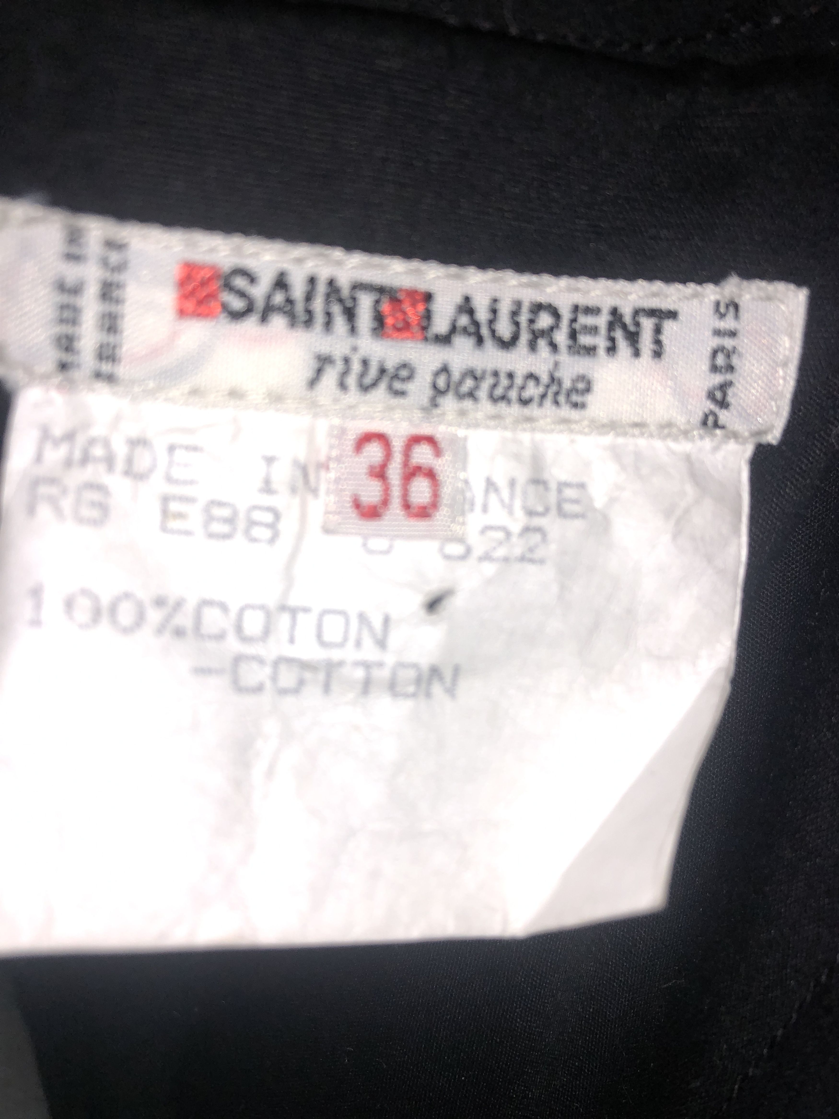 Yves Saint Laurent 80's Combed Cotton Corset Size S / US 4 / IT 40 - 8 Thumbnail