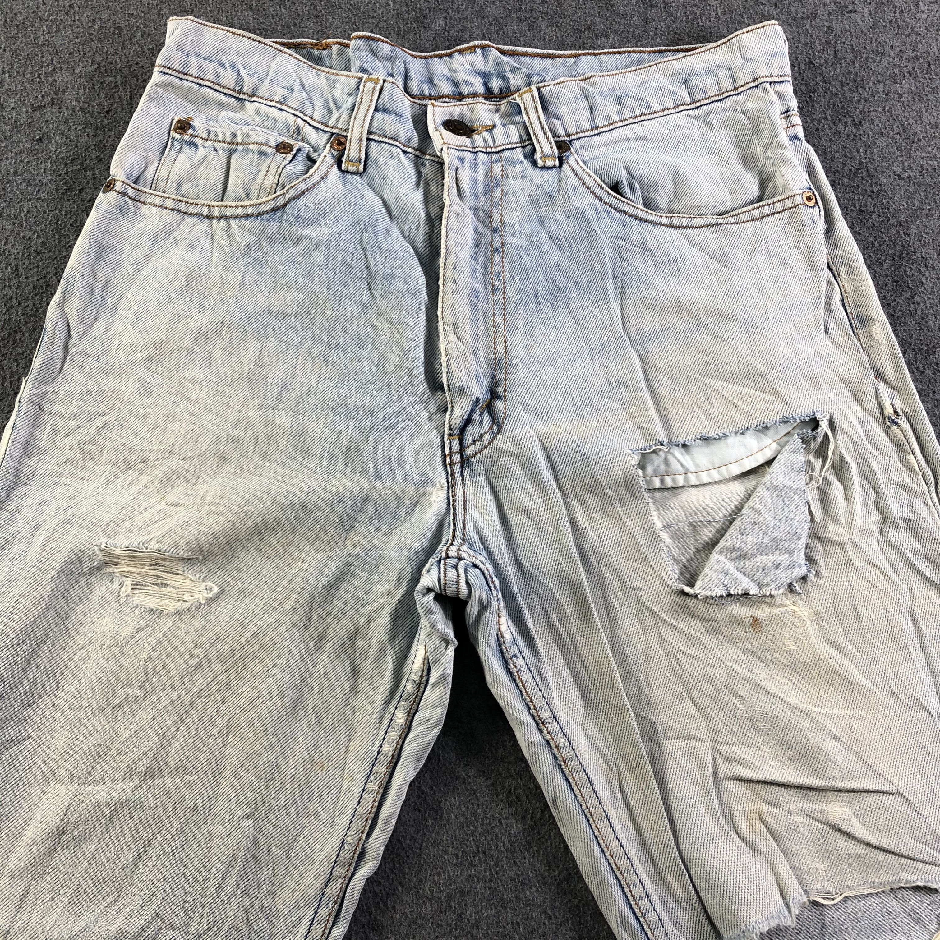 Levi's Vintage 90s Light Wash Levis Jeans-J3973 Size US 32 / EU 48 - 3 Thumbnail