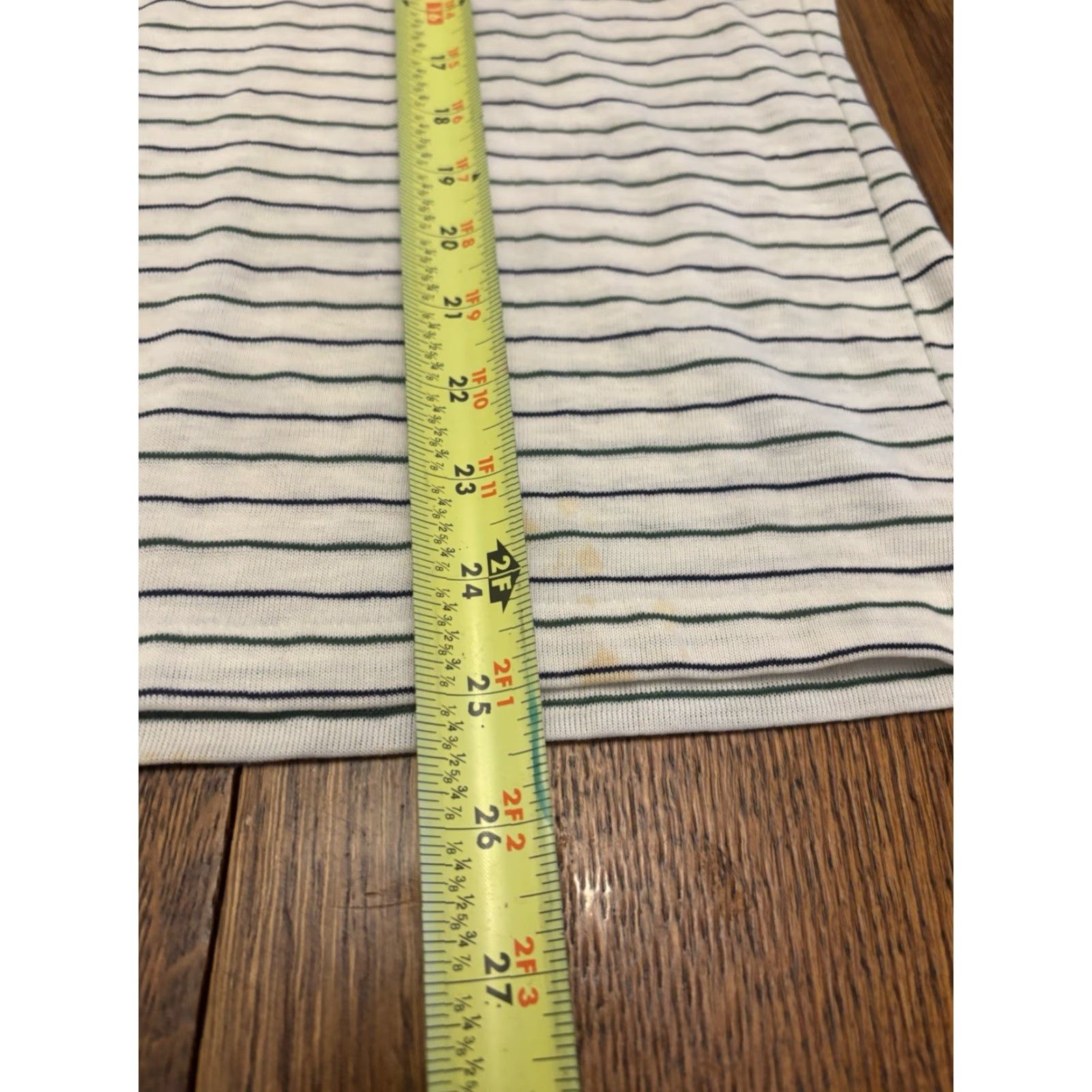 Vintage VINTAGE Polo Shirt Striped Green Ocean Pacific Unbranded L Adult Unisex Short Sleeve Collared 80s Surf Skate Preppy Beach Water Sports Size US L / EU 52-54 / 3 - 5 Thumbnail