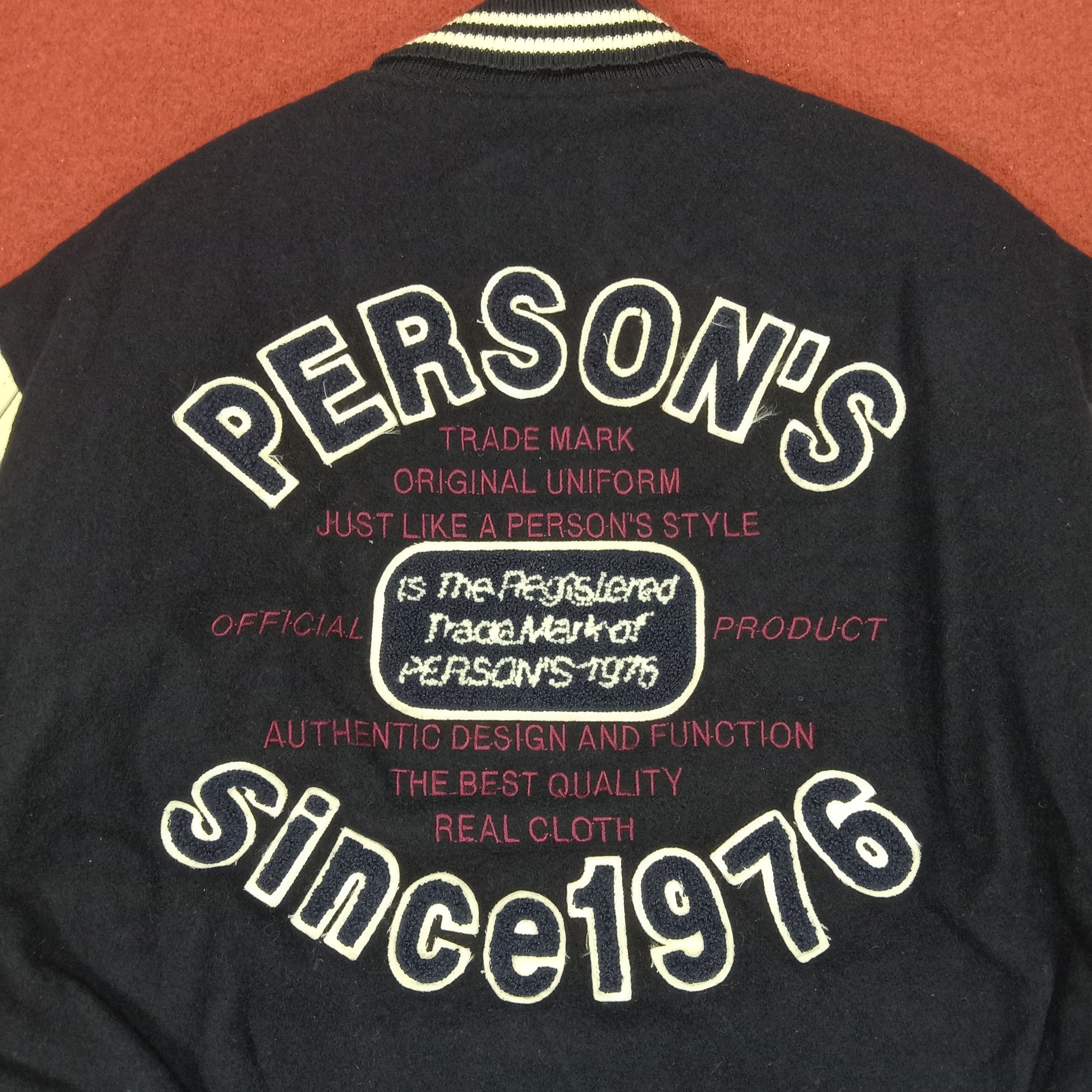 PERSON'S × Vintage Person's Streetwear Winter Style Varsity Jacket Size US M / EU 48-50 / 2 - 2 Thumbnail