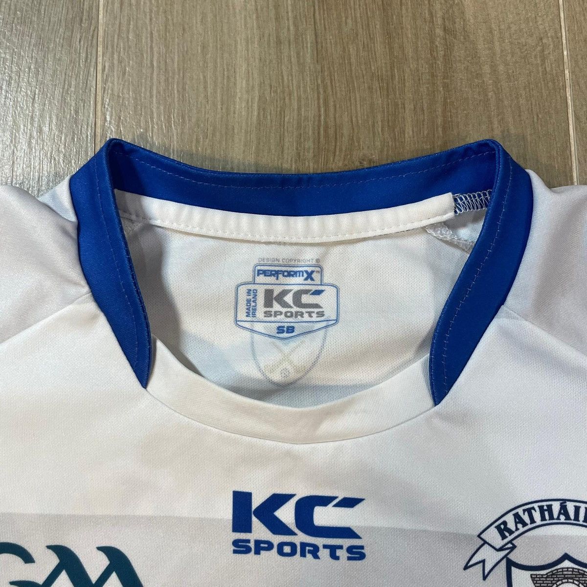 Other Rathairne White and blue GAA rugby jersey shirt tee sport Size US S / EU 44-46 / 1 - 9 Thumbnail