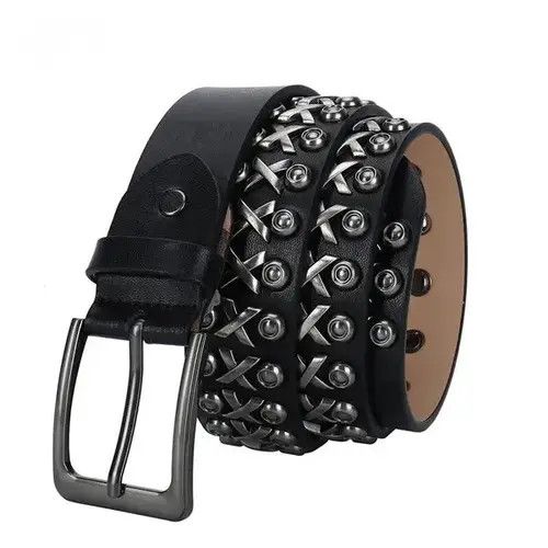 Japanese Brand × Leather × Punk and Yo Rivet Belt Studded Punk