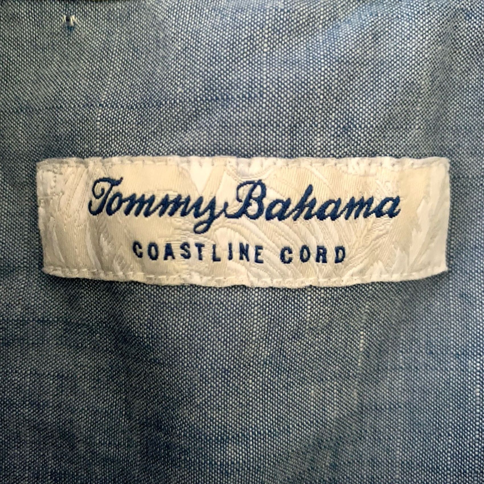 Tommy Bahama VINTAGE Tommy Bahama Coastline Cord Shirt Mens M Blue Corduroy Button Up Size US M / EU 48-50 / 2 - 2 Thumbnail