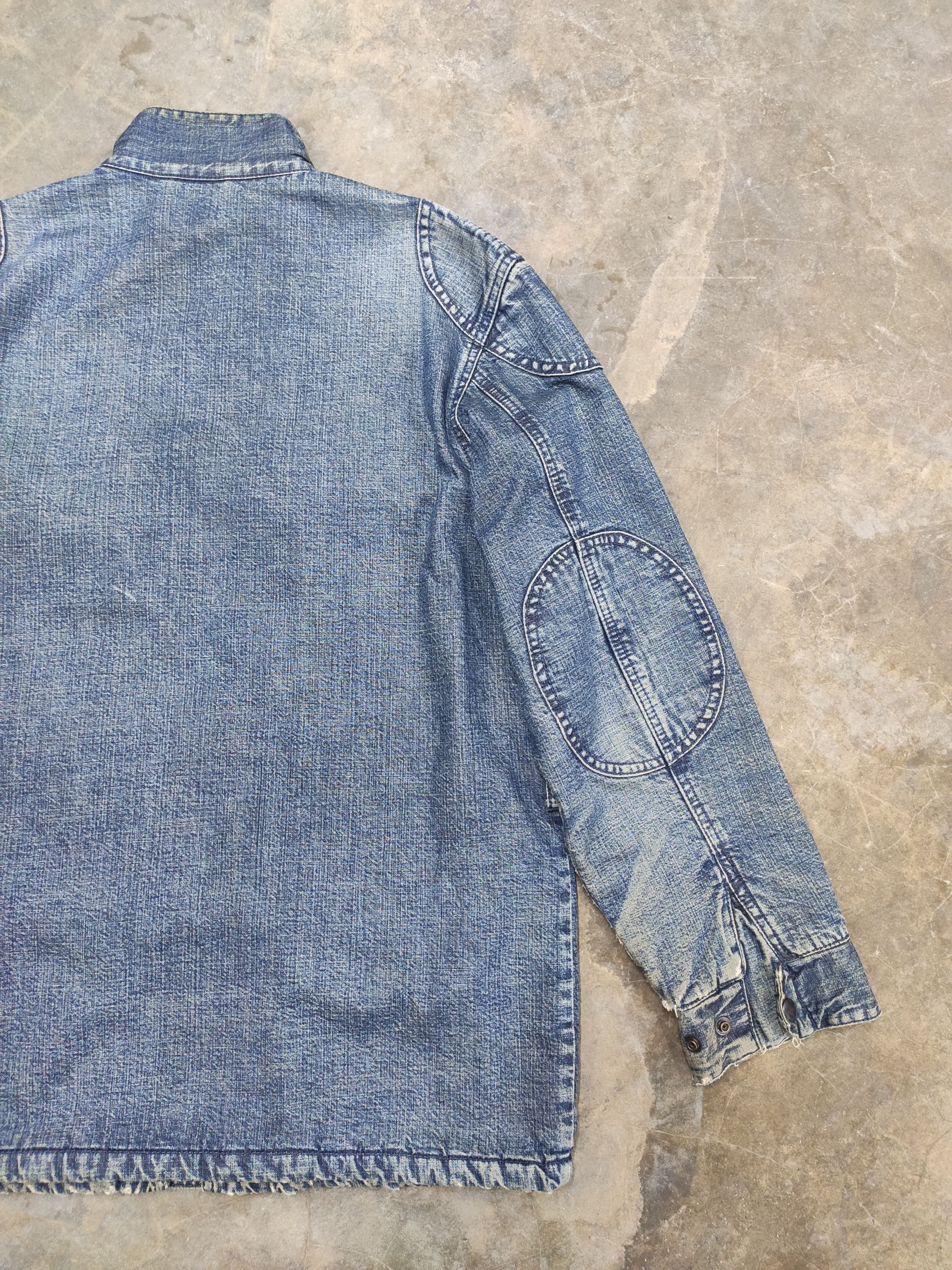 Eternal Vintage Eternal Japan Denim jacket distressed HARAJUKU Size US M / EU 48-50 / 2 - 7 Thumbnail