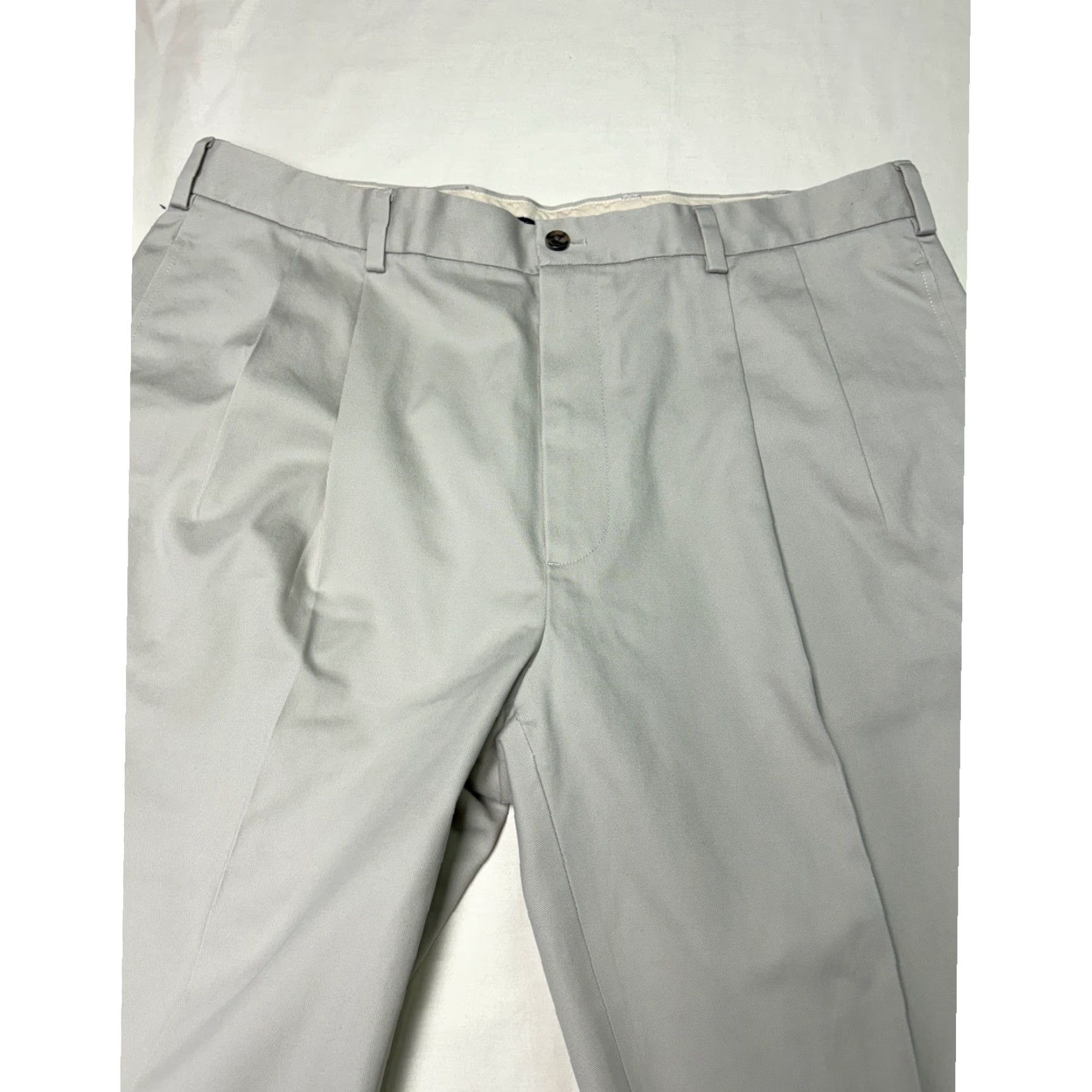 Brooks Brothers Brooks Brothers Advantage Chino Elliot Pants Beige Regular 38x32 Cotton Pleated Buttons ZIP Mens Pants Boy? Size US 38 / EU 54 - 2 Thumbnail