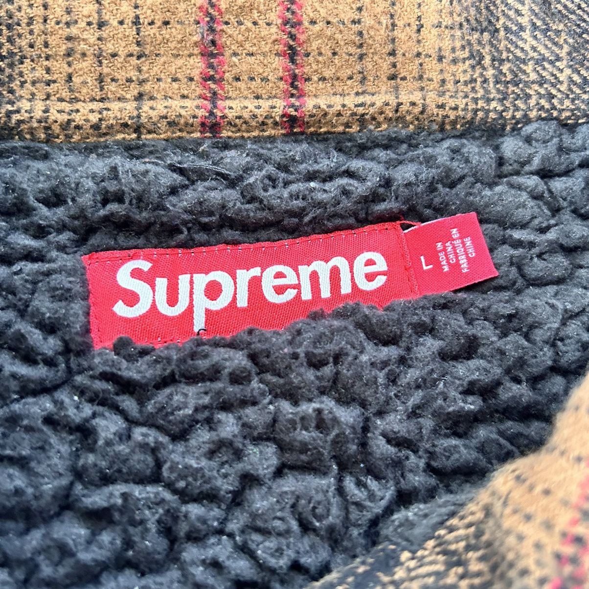 Supreme Supreme snap flannel shirt jacket Size US L / EU 52-54 / 3 - 4 Thumbnail