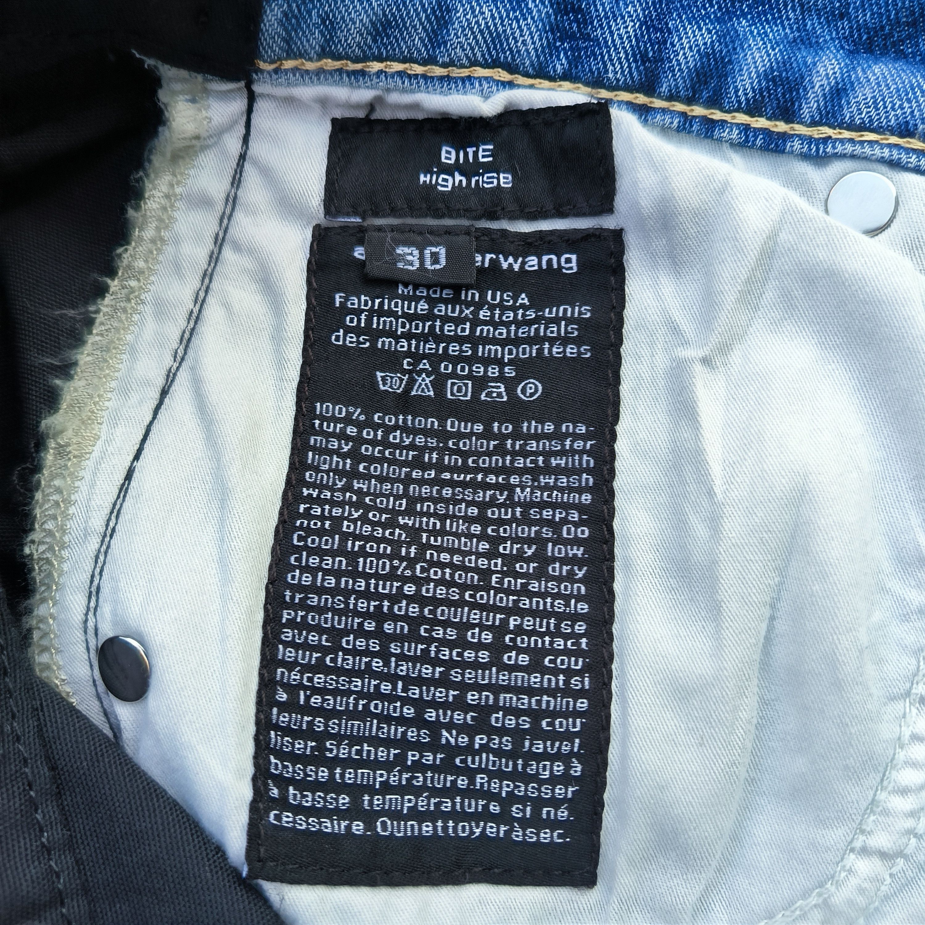Alexander Wang Alexander Wang Hybrid Denim Cargo Size 30" / US 8 / IT 44 - 3 Thumbnail