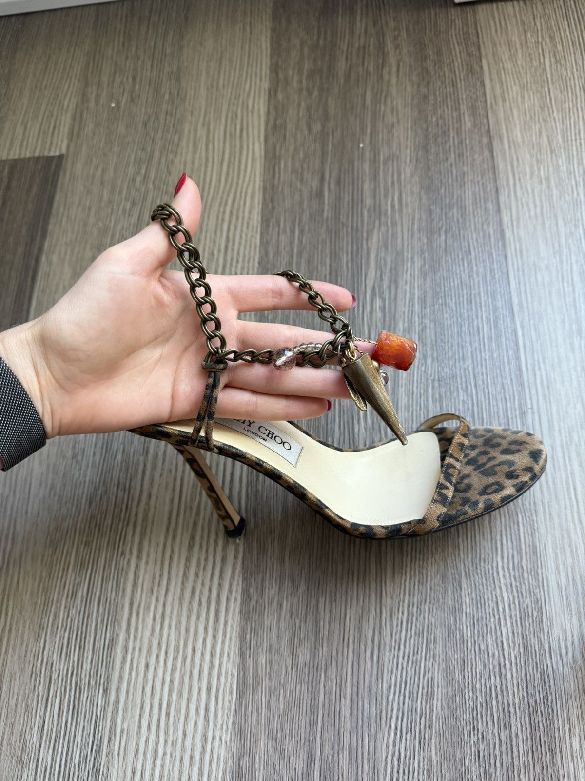 Jimmy Choo Jimmy Choo Leopard Heels Size US 10 / IT 40 - 3 Thumbnail