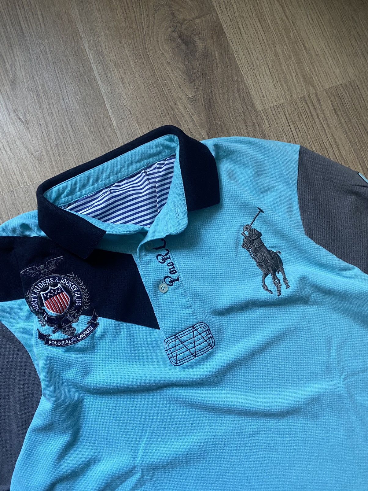 Polo Ralph Lauren × Ralph Lauren 90s Vintage Polo Ralph Lauren Y2K United States pol shirt Size US XL / EU 56 / 4 - 2 Thumbnail