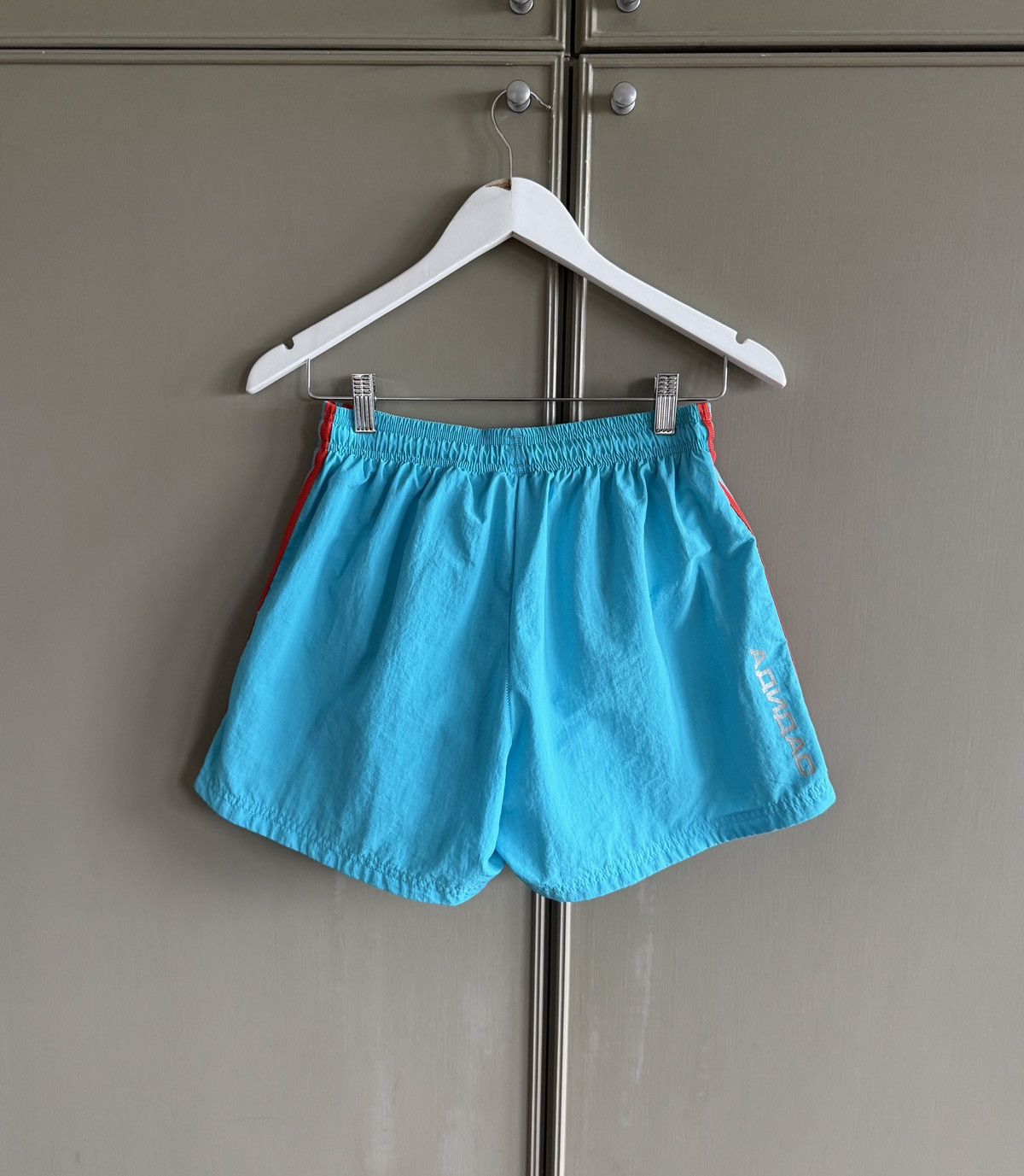 Adidas × Gosha Rubchinskiy SS 2018 Hi Vis Blue Rave Shorts Size US 30 / EU 46 - 3 Thumbnail