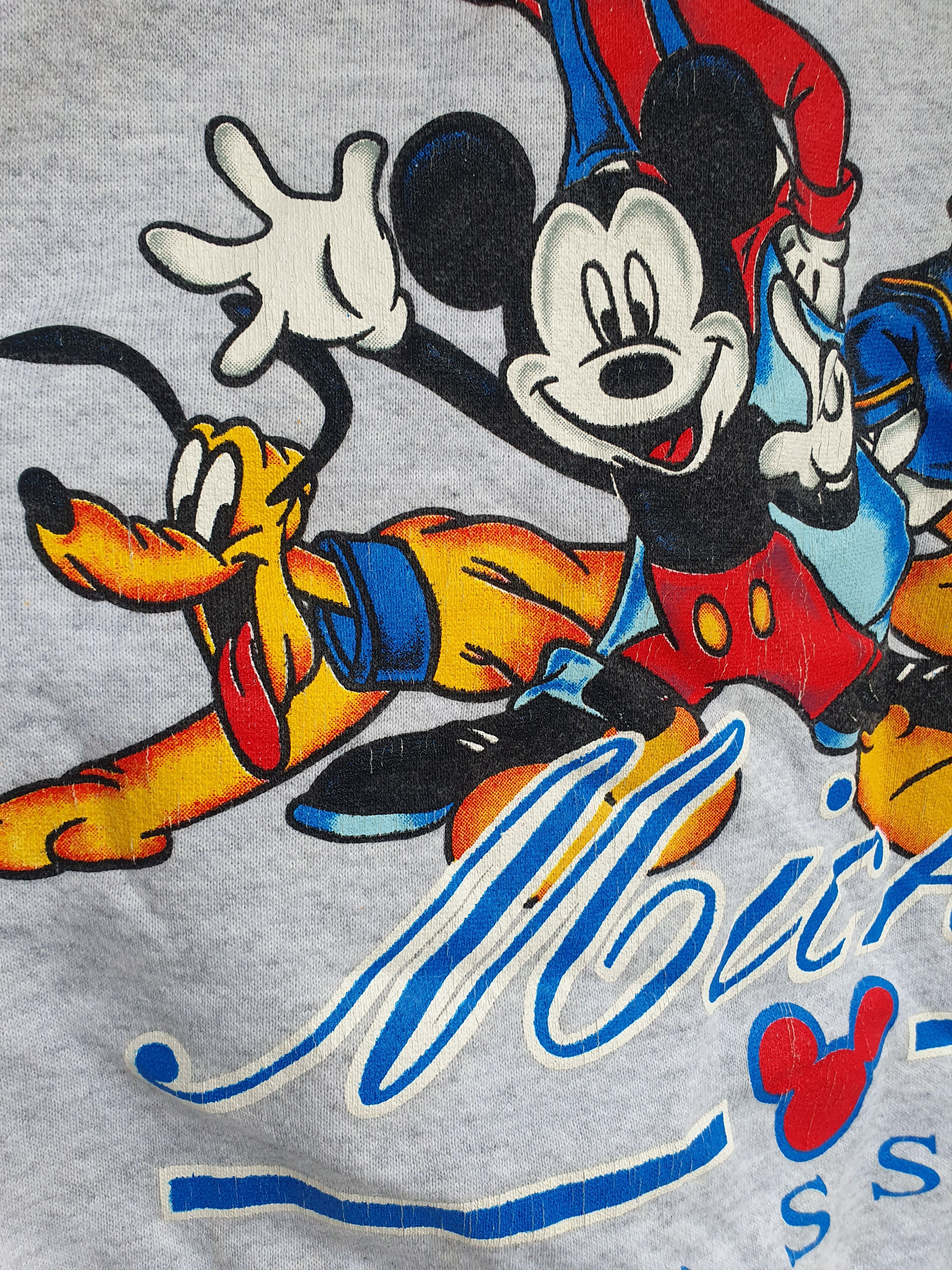 Disney × Mickey Mouse × Vintage Disney Mickey Unlimited Vintage Made in USA Sweatshirt L/M Size US L / EU 52-54 / 3 - 7 Thumbnail