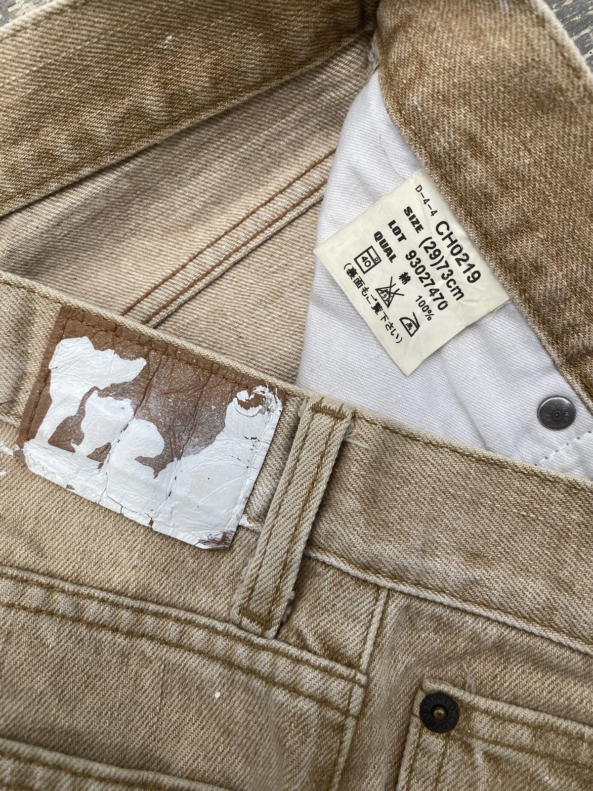 Japanese Brand × Vintage VINTAGE BOBSON DISTRESSED FLARE STUD PAINT SPLASH TORNADO Size US 28 / EU 44 - 9 Thumbnail