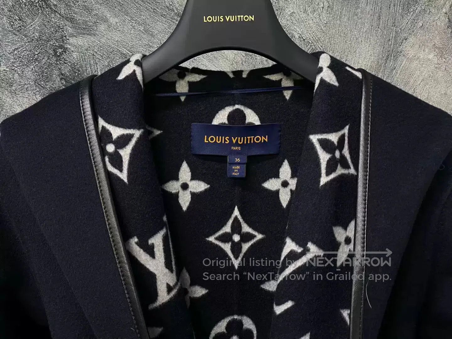 Louis Vuitton Louis Vuitton Double-Breasted Hooded Coat. Size S / US 4 / IT 40 - 3 Thumbnail