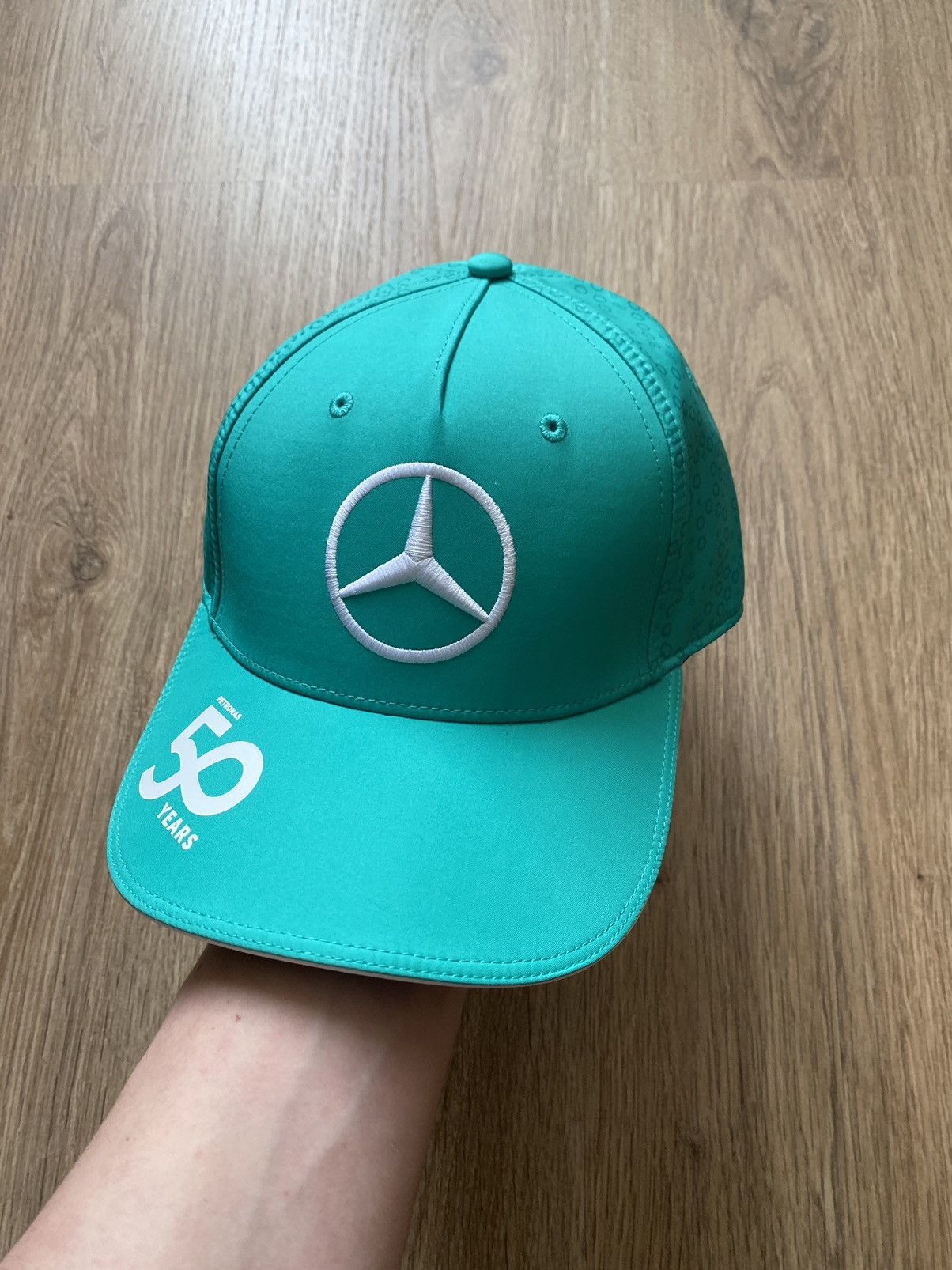 Formula 1 × Mercedes-Benz Lewis Hamilton Mercedes AMG Petronas F1 Cap Signature❗️NEW❗️ Size ONE SIZE - 1 Thumbnail