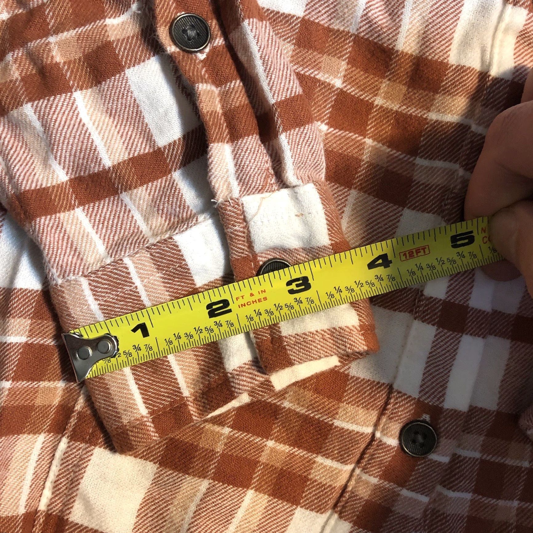 BKE BKE Womens Shirt XS Multicolor Plaid Long Sleeve Button-Up 100% Cotton Flannel Casual Size XS / US 0-2 / IT 36-38 - 7 Thumbnail