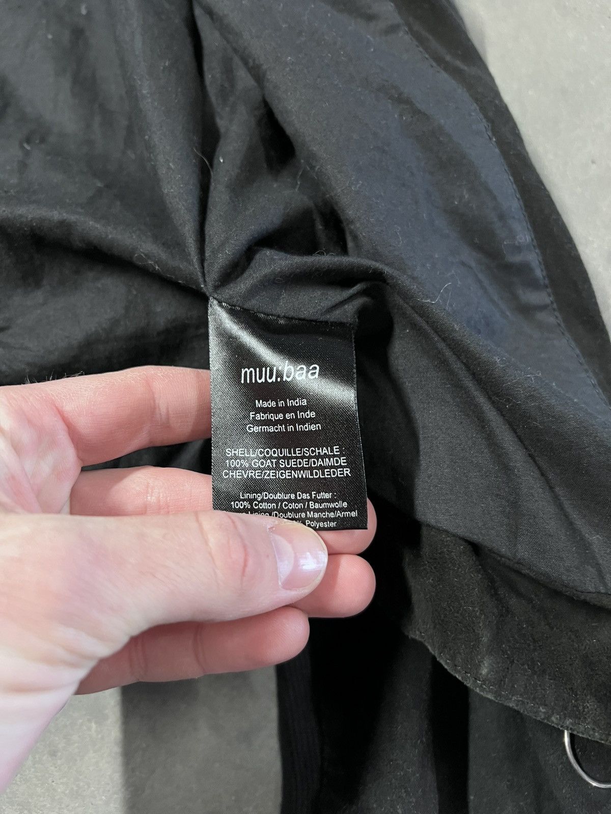 Muubaa Avant Garde Asymmetrical Real Leather Rick Style Jacket Size L / US 10 / IT 46 - 6 Thumbnail