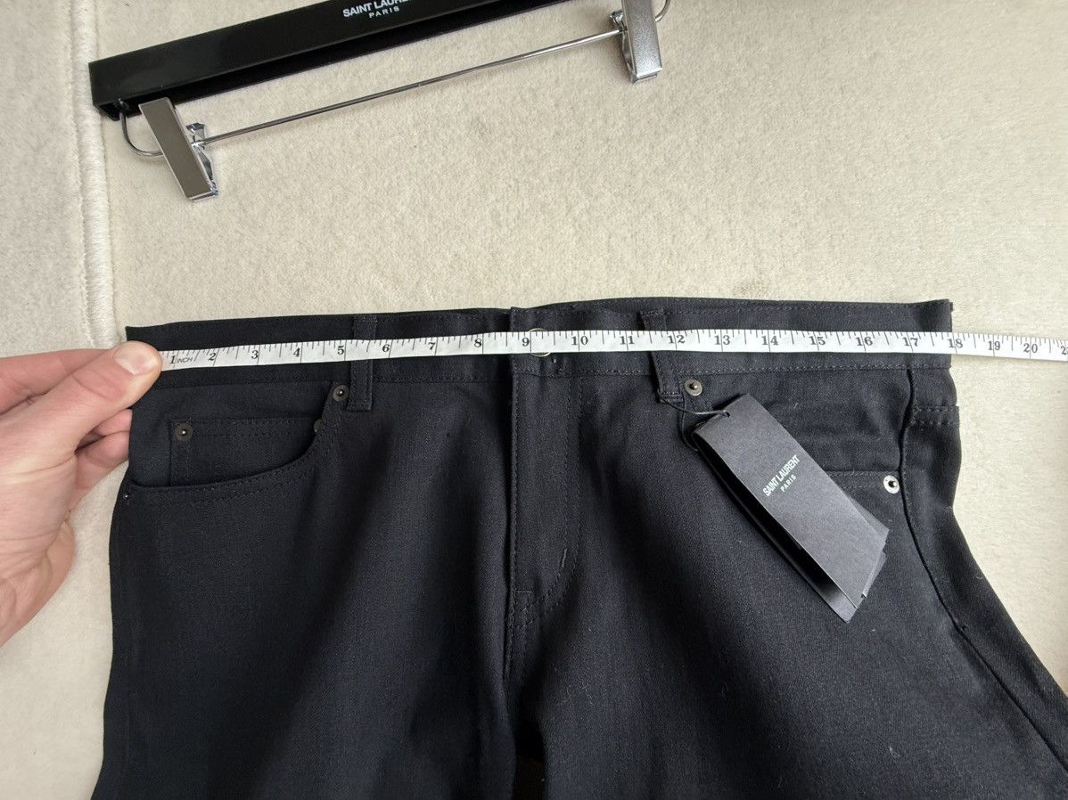 Saint Laurent Paris SS14 Saint Laurent skinny D01 black jeans Hedi 33 Grail Size US 33 - 2 Thumbnail