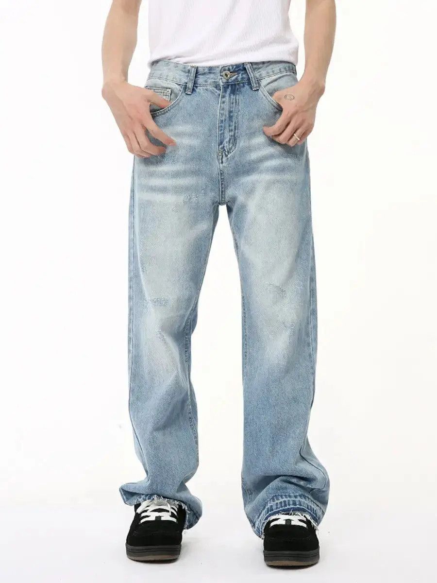 Japanese Brand Retro micro flared casual jeans Size US 32 / EU 48 - 3 Thumbnail