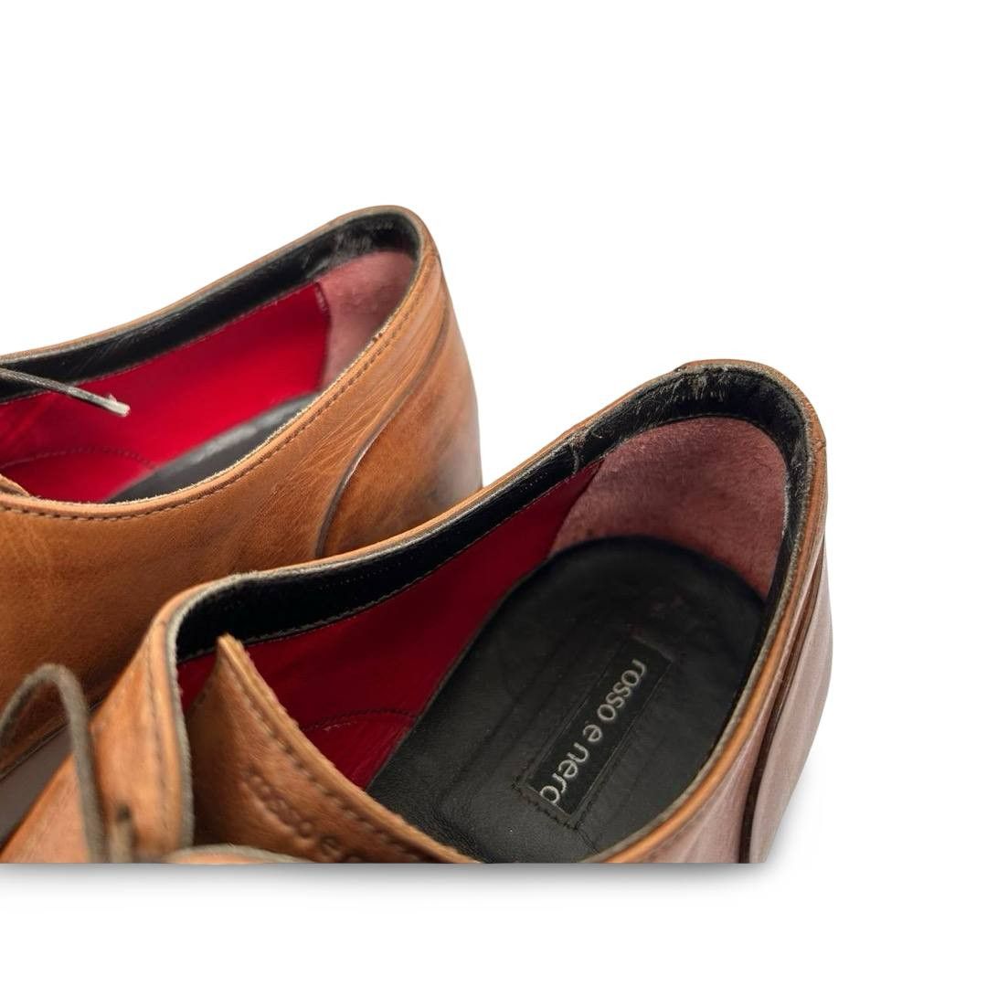 Luxire rosso e nero derby #17 Size US 10 / EU 43 - 6 Thumbnail