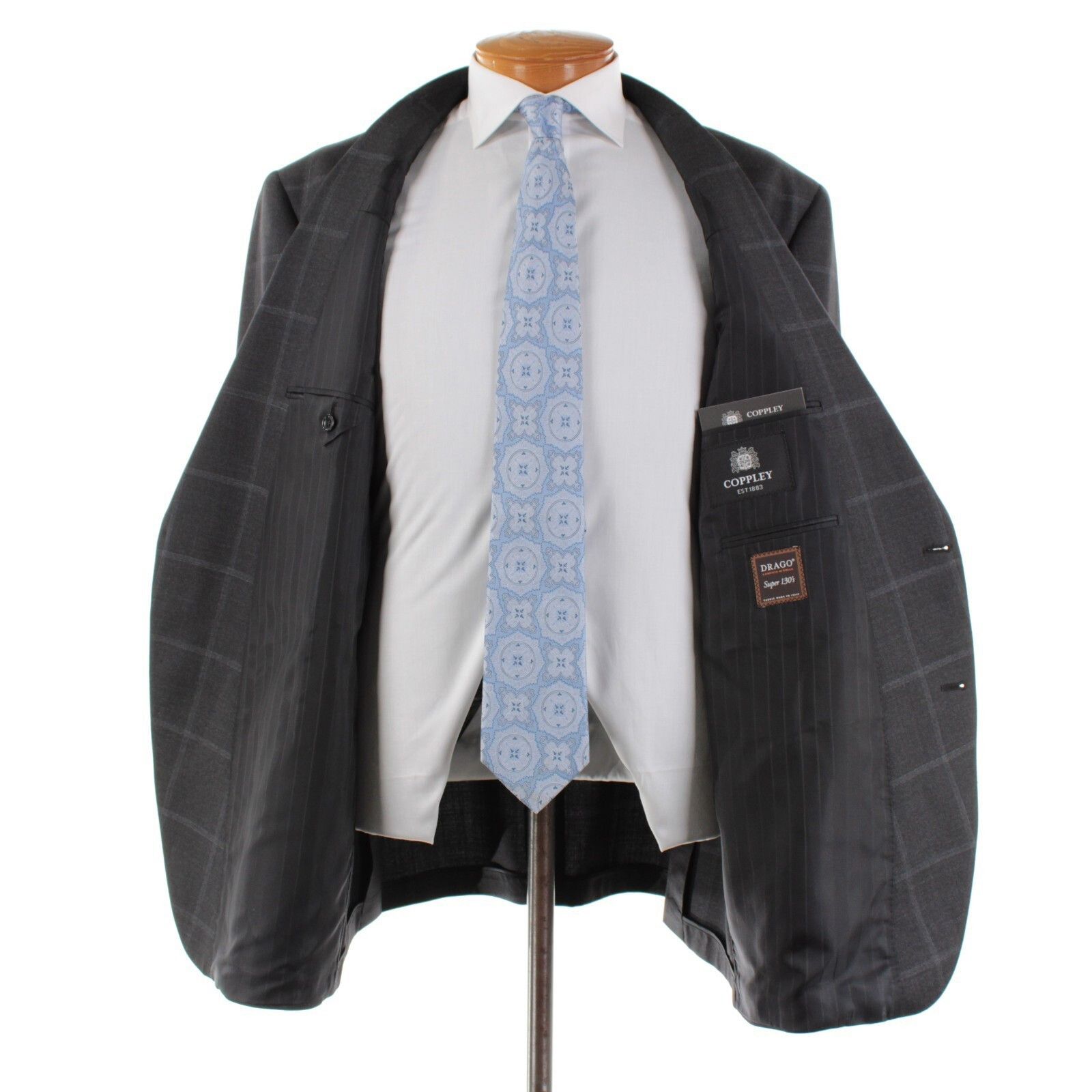Coppley Coppley Suit Size US 52 Long in Gray Size 52R - 7 Thumbnail