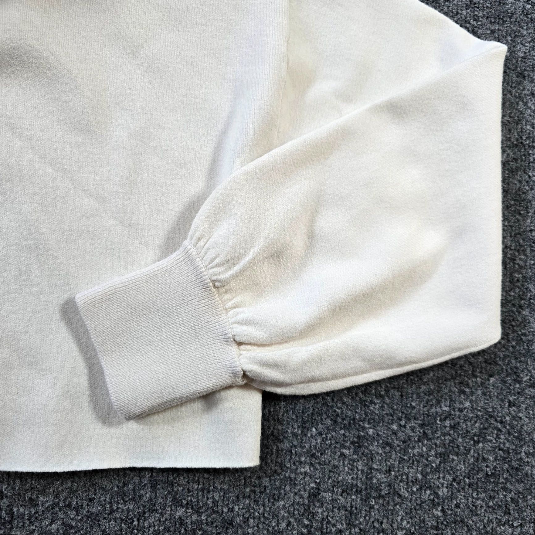 Alice + Olivia Alice + Olivia Sweater Womens Size M White Turtleneck Cropped Capsule Classic Pullover Knitted Knit Long Sleeve Balloon Sleeve Casual Womens Size M / US 6-8 / IT 42-44 - 3 Thumbnail