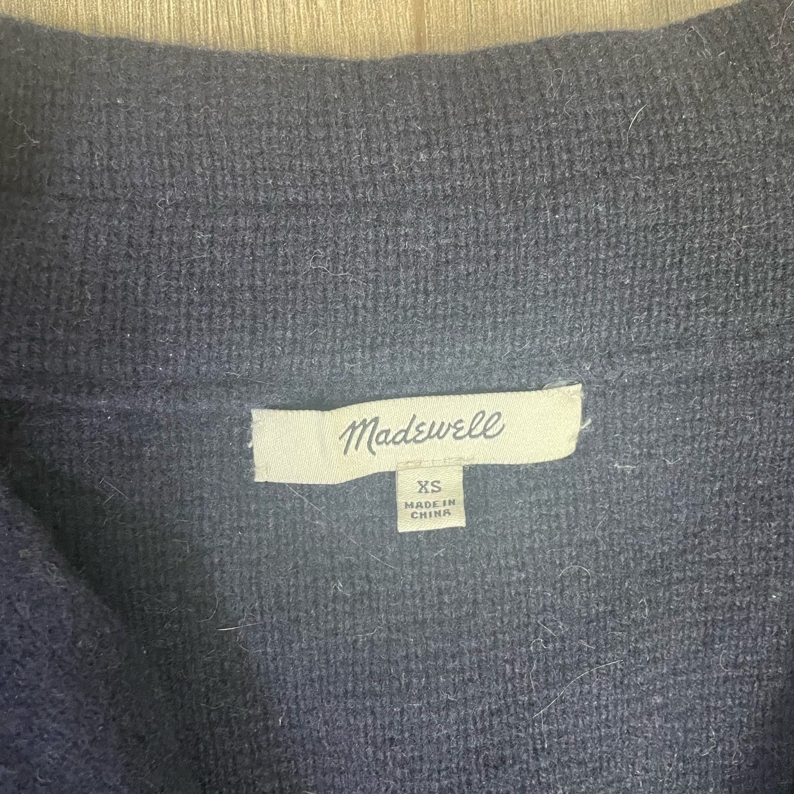 Madewell Madewell 100% Merino Wool Button Up Sweater US Women's XS Size XS / US 0-2 / IT 36-38 - 7 Thumbnail