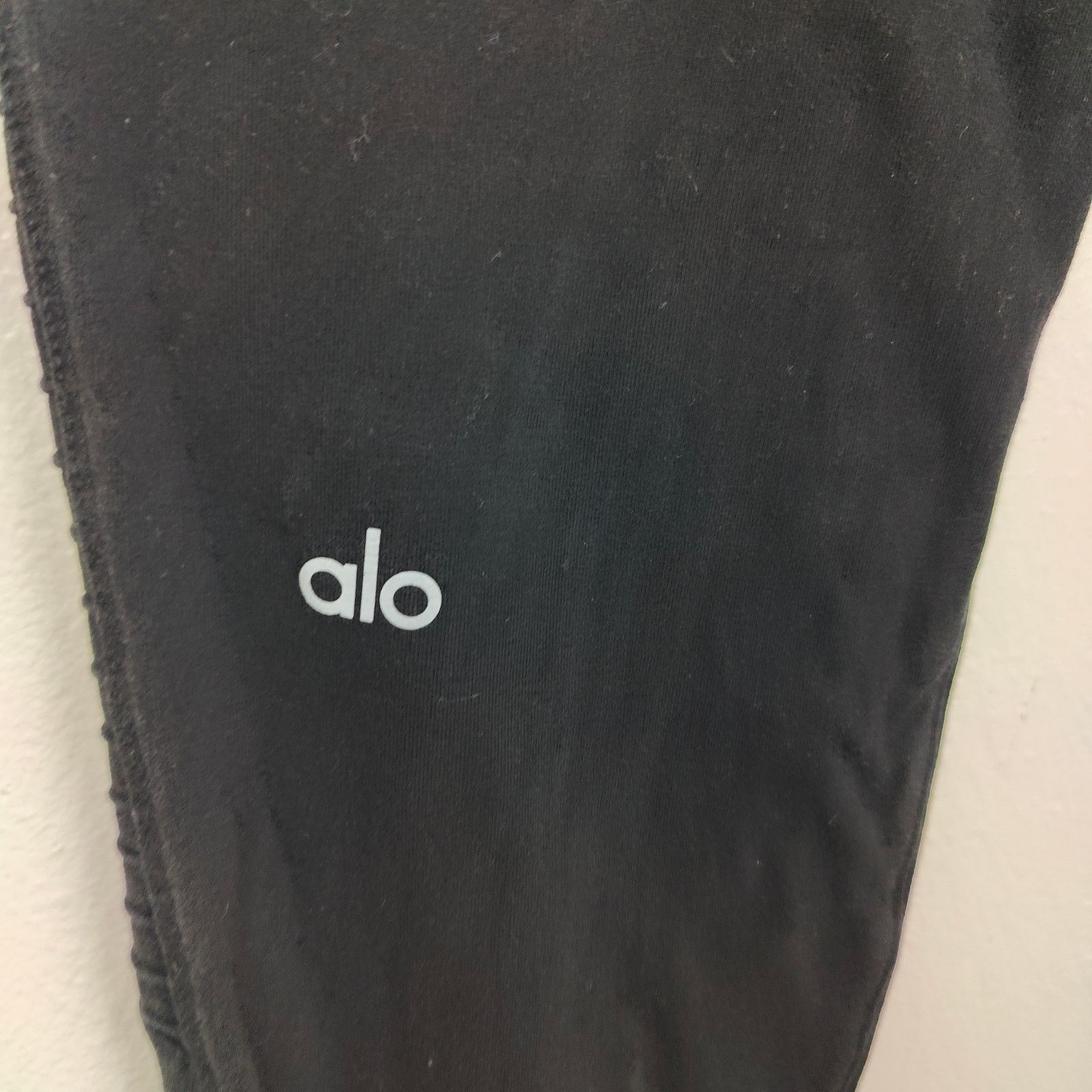 Alo Yoga Alo Yoga Urban Moto Sweatpants Womens Small Black Stretch Size 27" / US 4 / IT 40 - 6 Thumbnail