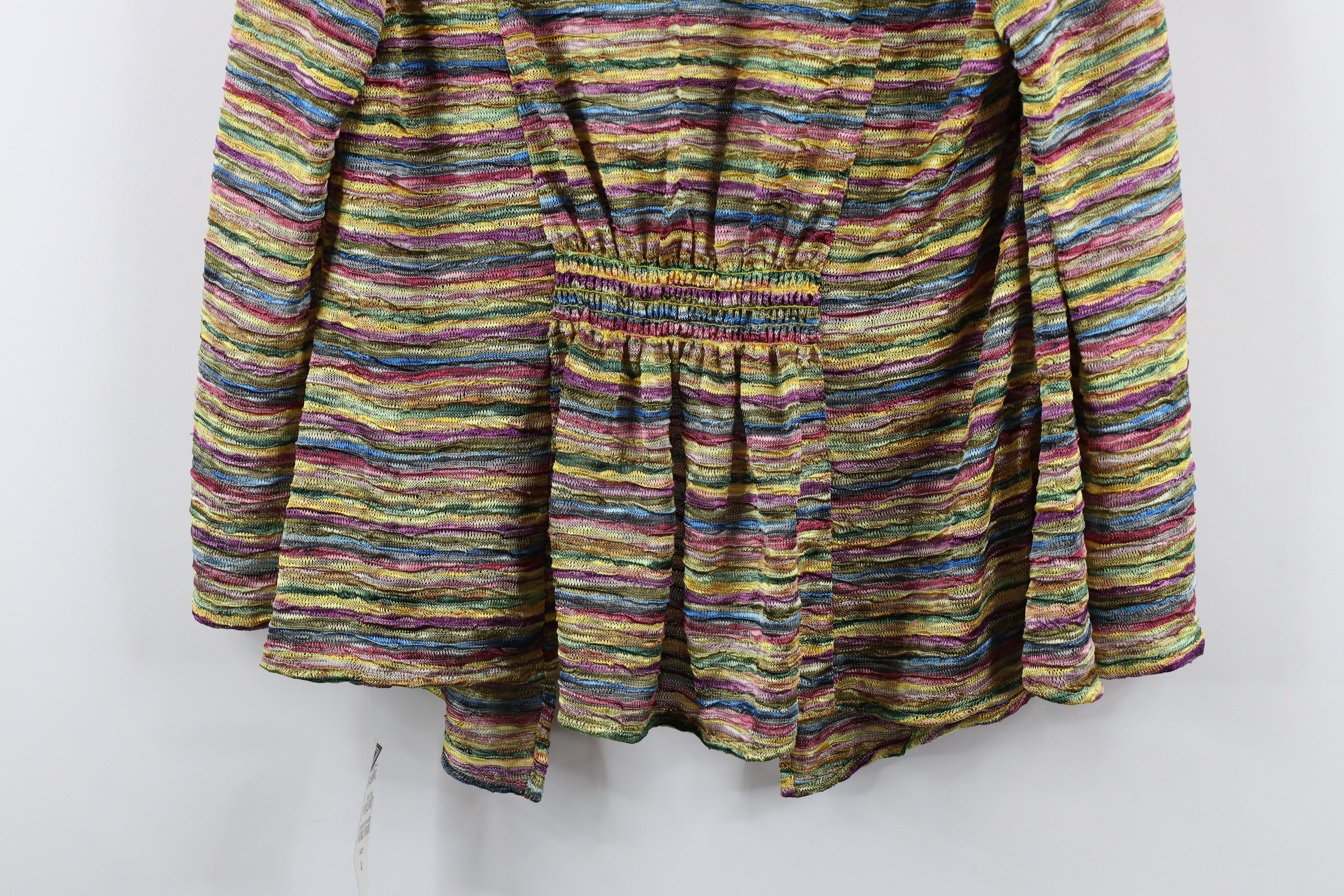 Vintage Deadstock Vintage 90s Style Knit Open Front Cardigan Sweater Size S / US 4 / IT 40 - 9 Thumbnail