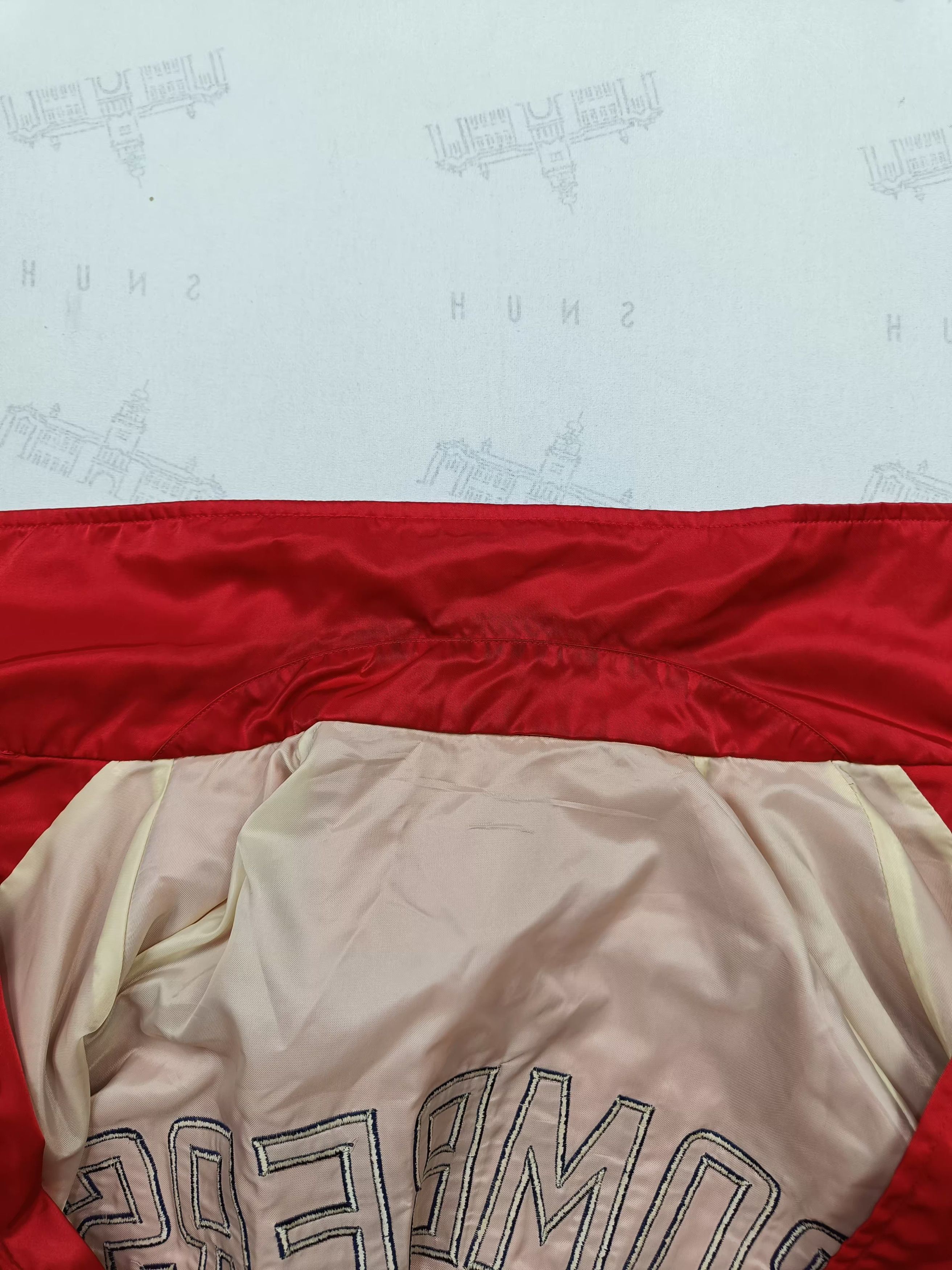 Descente Vintage 80s DESCENTE 'BOMBERS' Back Spell Out Size US L / EU 52-54 / 3 - 18 Thumbnail